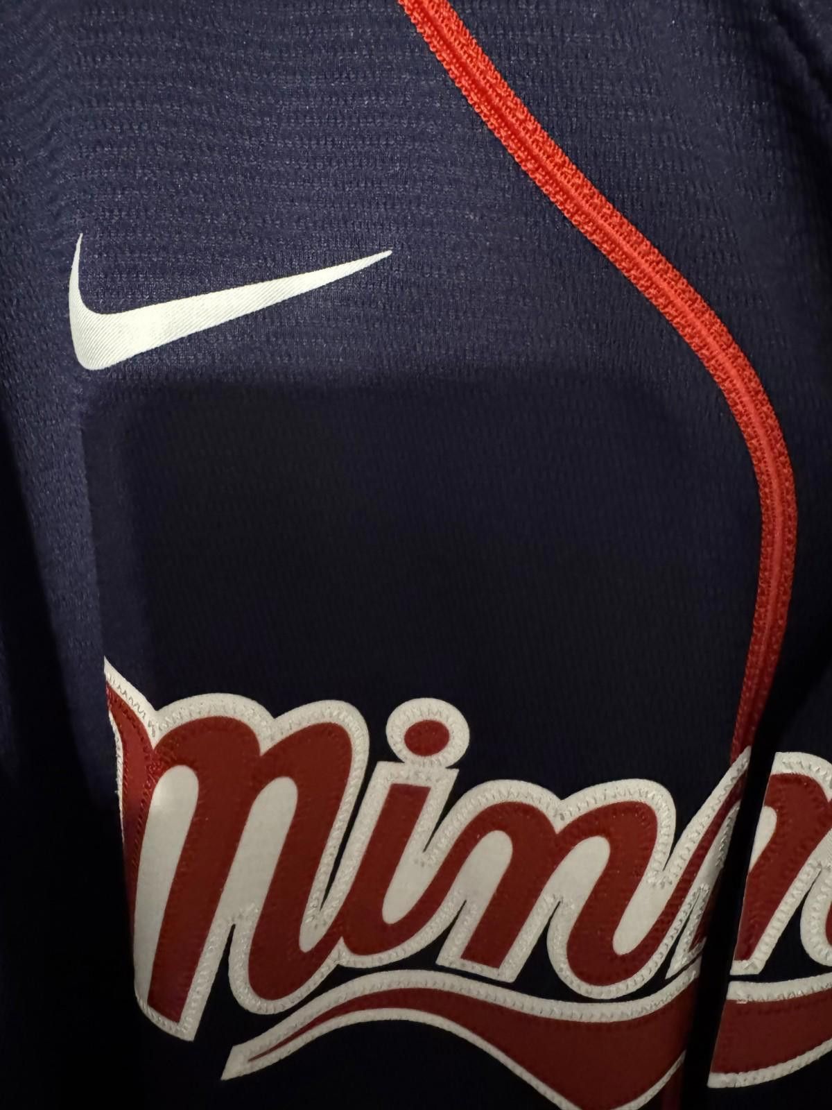 Nike Minnesota Twins Vintage Nike Jersey Blue Men's Size XL Size ONE SIZE - 4 Thumbnail