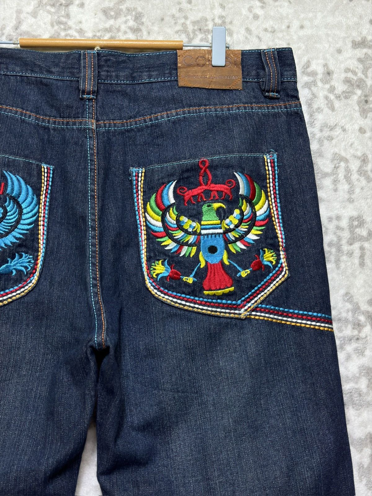 Coogi Vintage Coogi Australia Egyptian Eagle Embroidered Hip Hop Size US 39 - 10 Thumbnail