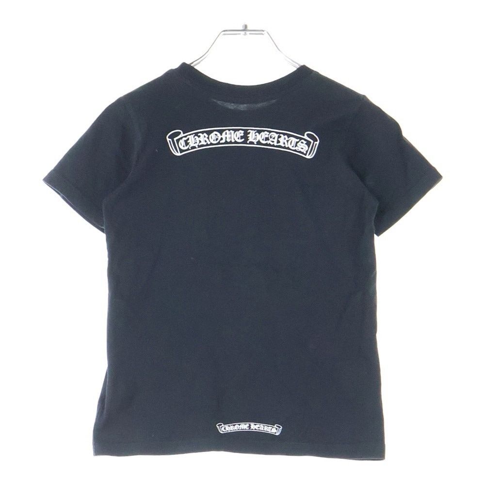 トップス Chrome Hearts Scroll Label Print Black CHROME HEARTS Scroll Label Print T-Shirt Black