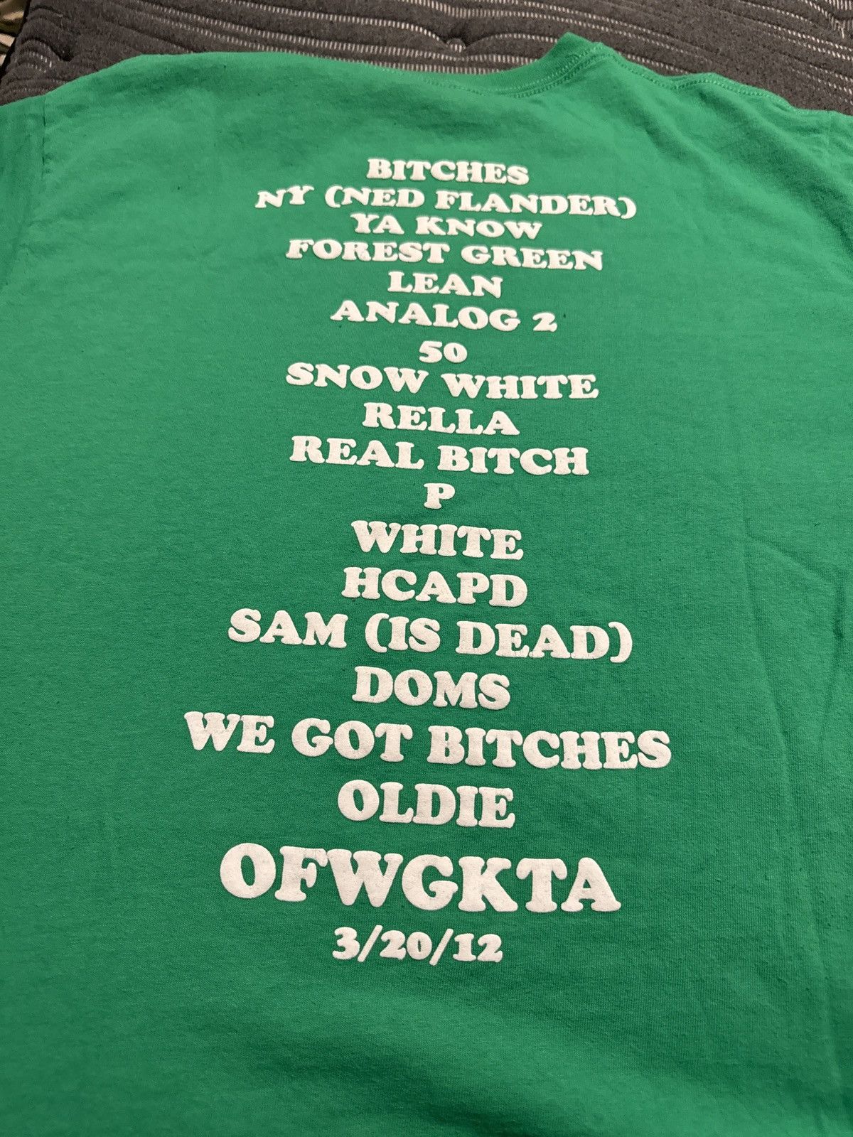 Golf Wang odd future green t Size US L / EU 52-54 / 3 - 3 Thumbnail