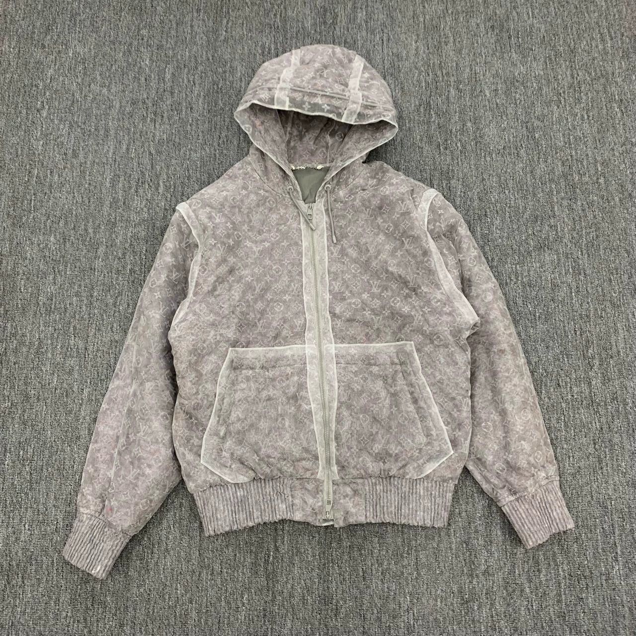 Louis Vuitton LV organza monogram print cotton coat/size 52 Size XXL / US 16-18 / IT 52-54 - 1 Thumbnail
