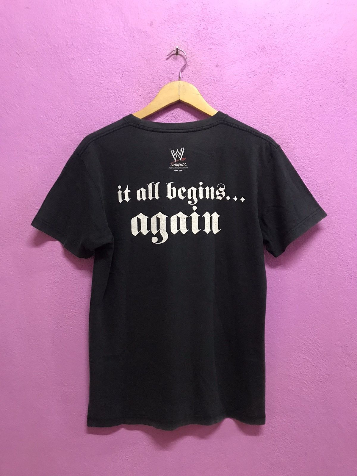 Vintage Vintage The Undertaker WWE / WWF T-Shirts Size US M / EU 48-50 / 2 - 2 Thumbnail