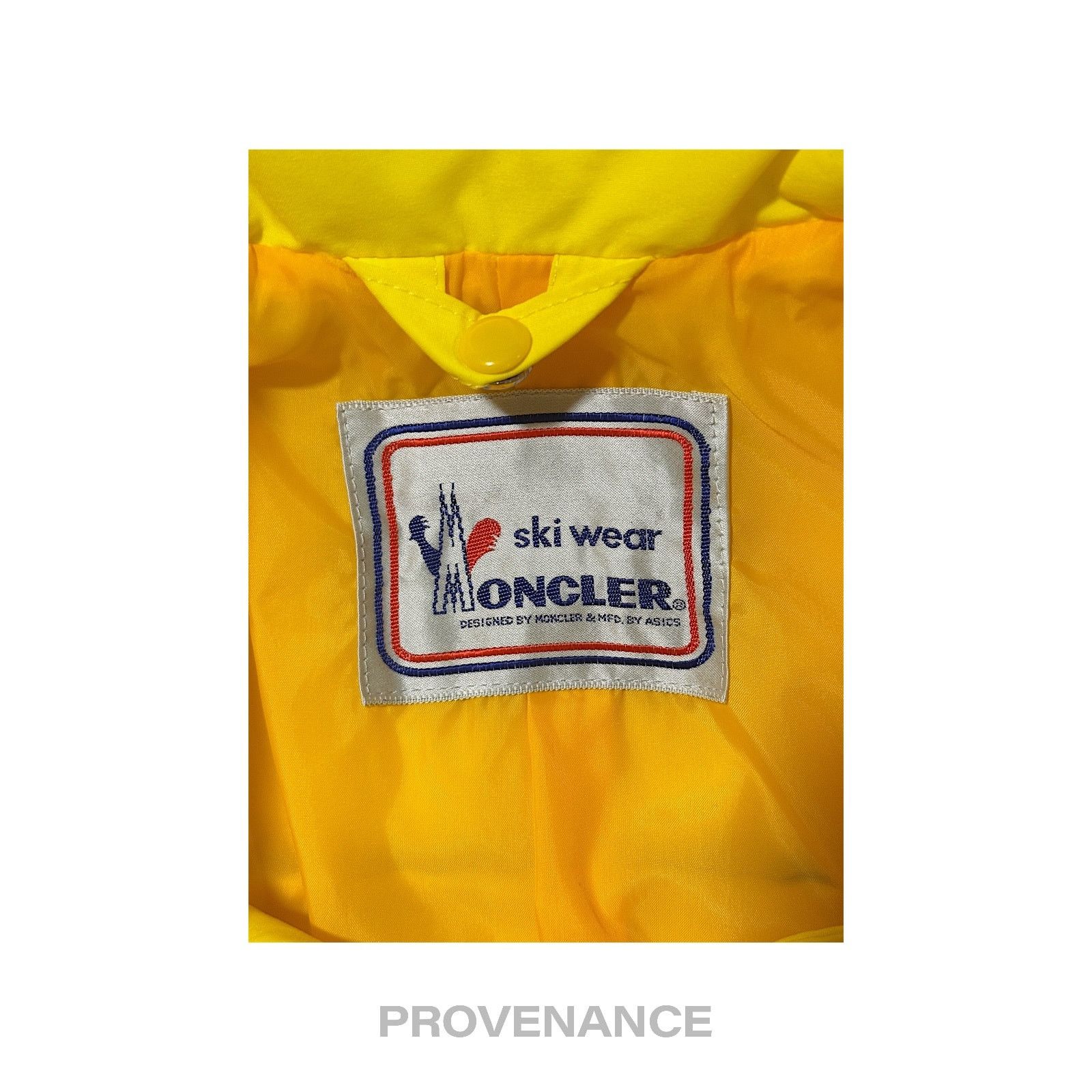 Moncler 🔴 Moncler Logo Light Ski Jacket Coat - Yellow L Hood Size US L / EU 52-54 / 3 - 18 Thumbnail