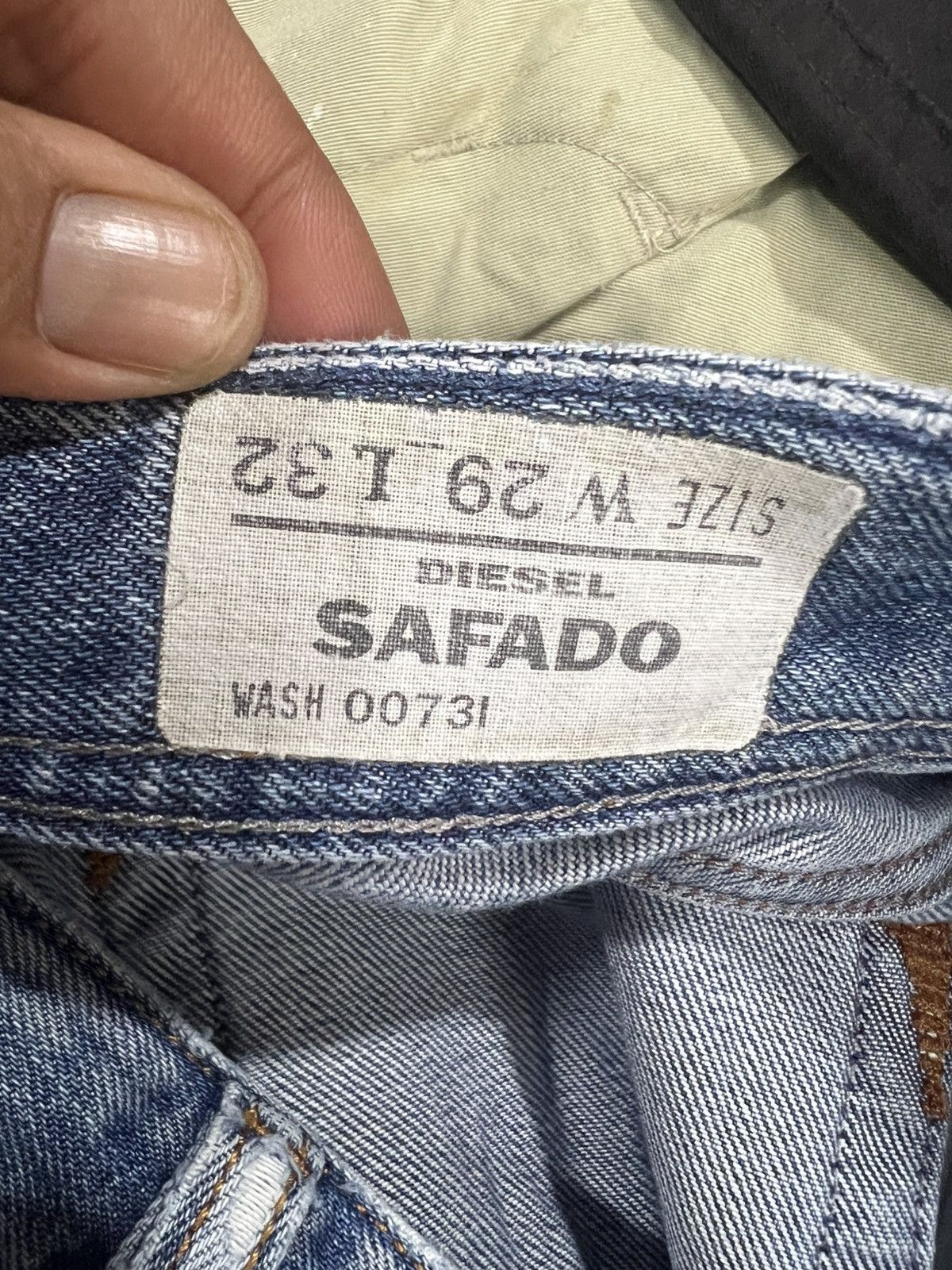 Diesel 🔥Vintage Diesel Safado Distressed Denim Size US 32 / EU 48 - 14 Thumbnail