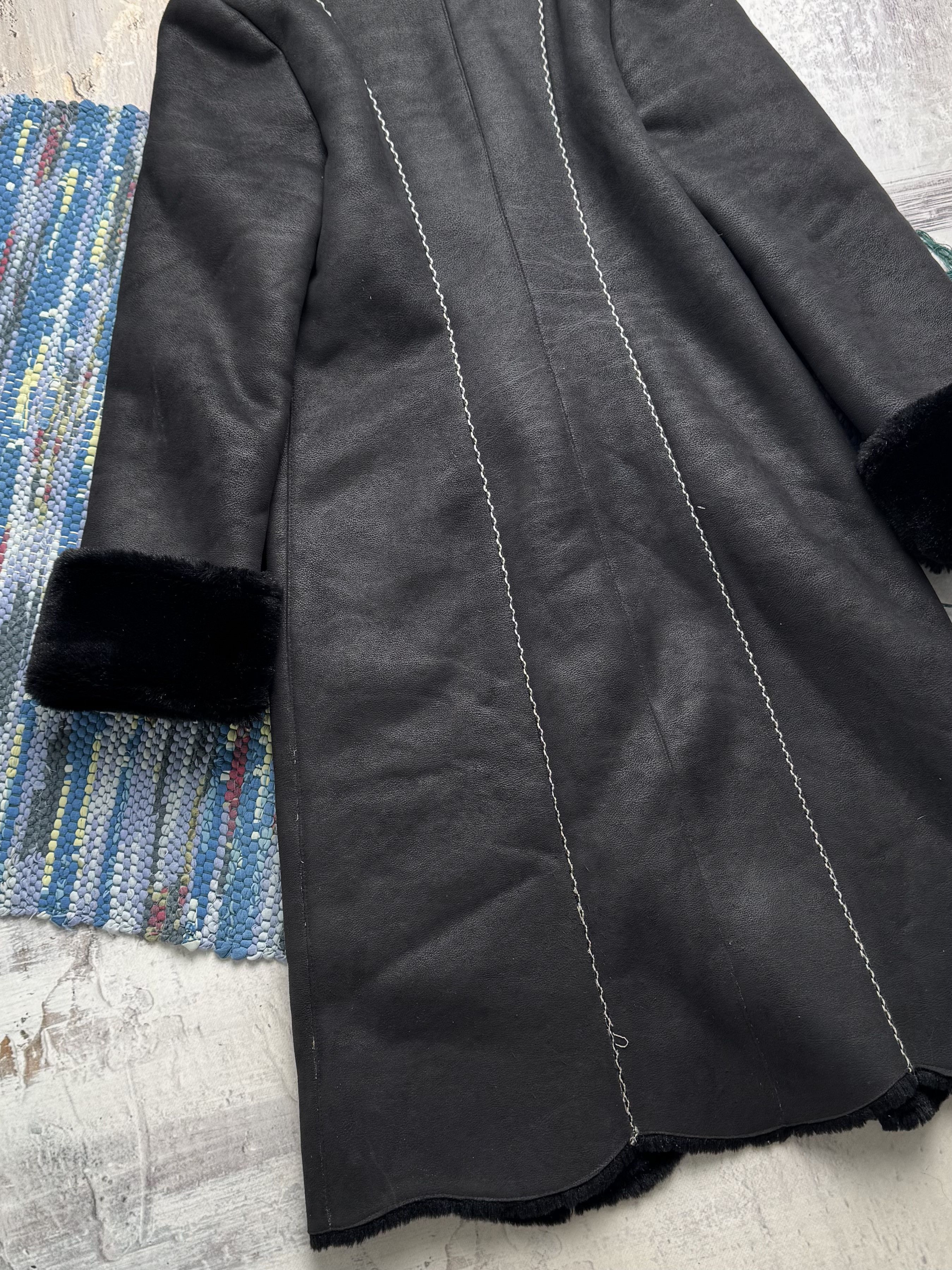 Vintage Vintage Faux Sheepskin Coat A8(V1)D15 Size S / US 4 / IT 40 - 9 Thumbnail