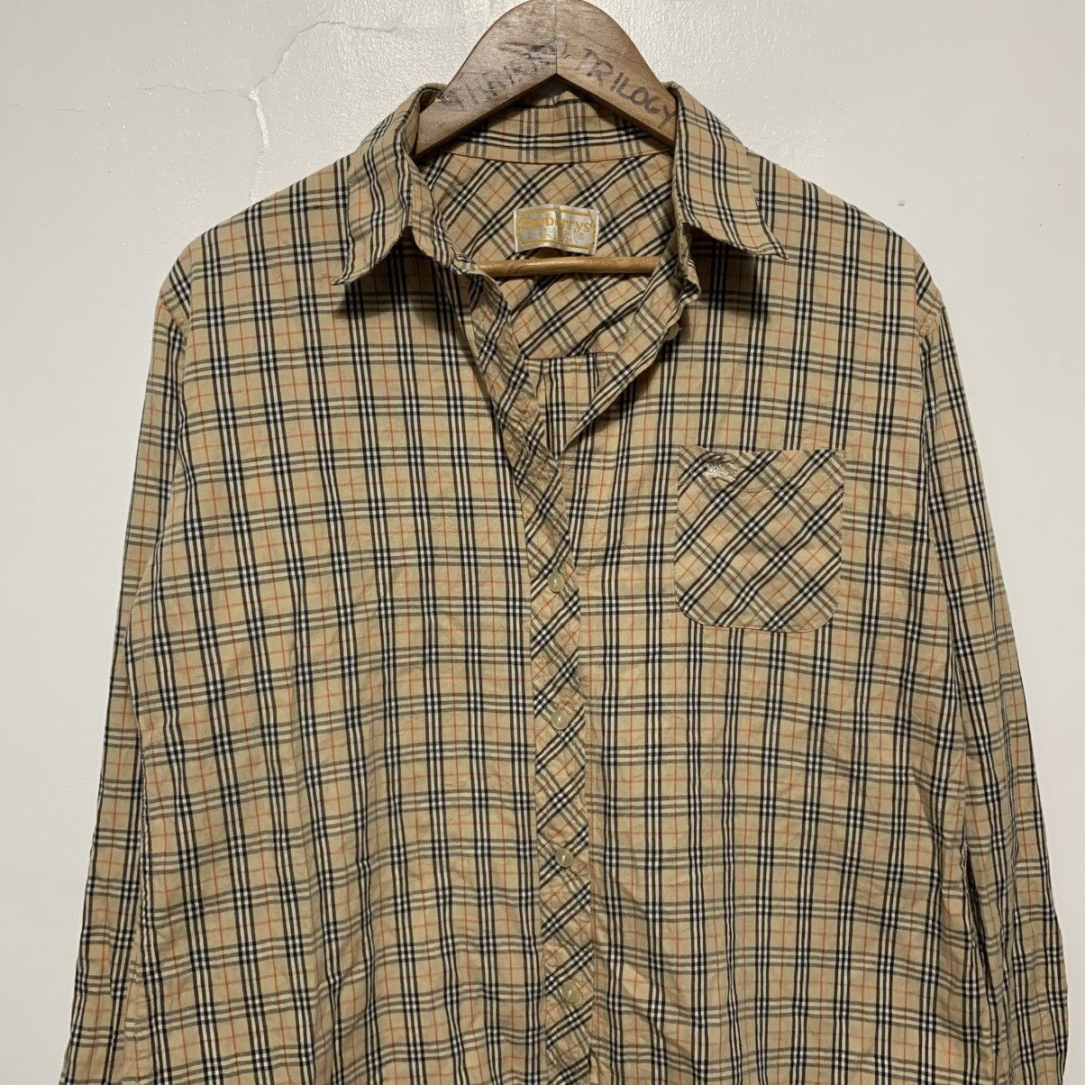 Burberry Vintage Burberry Plaid Buttons Size L / US 10 / IT 46 - 3 Thumbnail