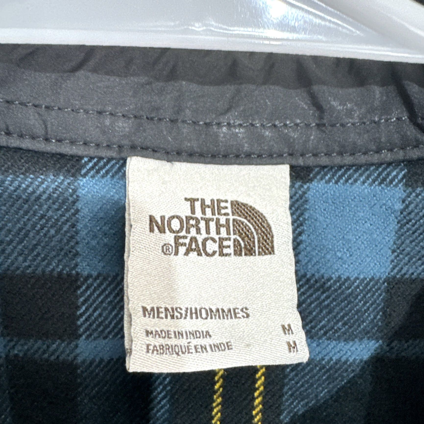 The North Face The North Face Mens Shirt Medium Blue Plaid Flannel Hiking Camping Outdoors Work Shirt Size US M / EU 48-50 / 2 - 2 Thumbnail