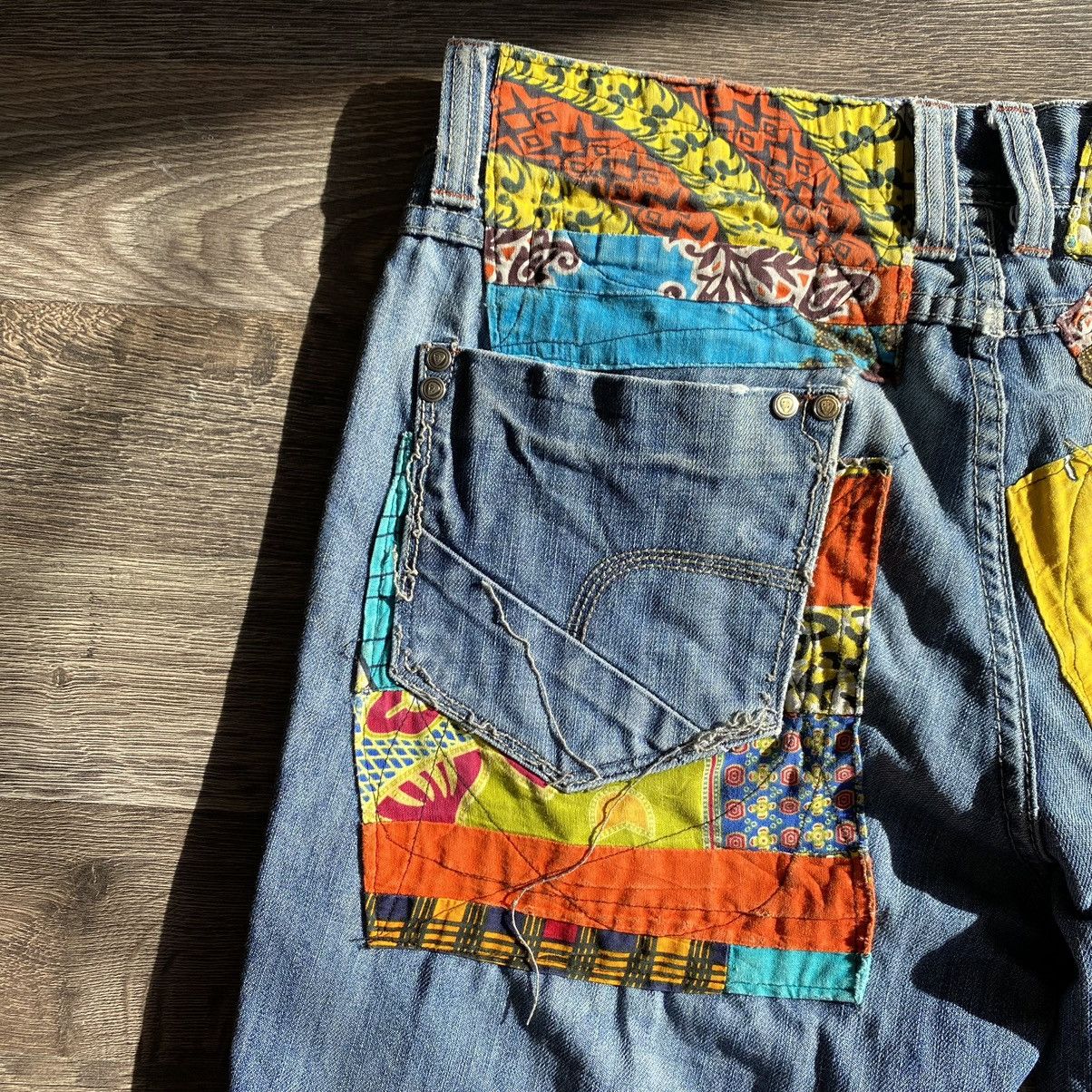 Vintage Custom patch work denim pants Size US 34 / EU 50 - 15 Thumbnail