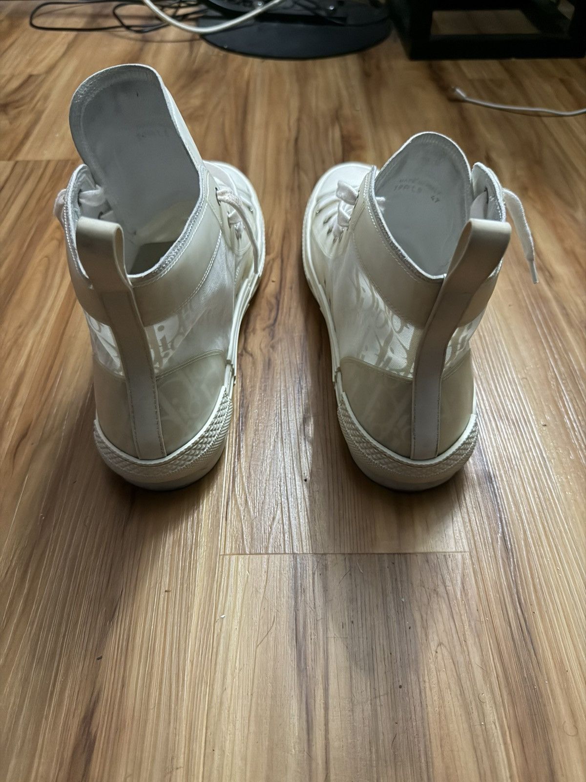 Dior Dior B23 ‘White Raised Oblique’ Size US 14 / EU 47 - 4 Thumbnail