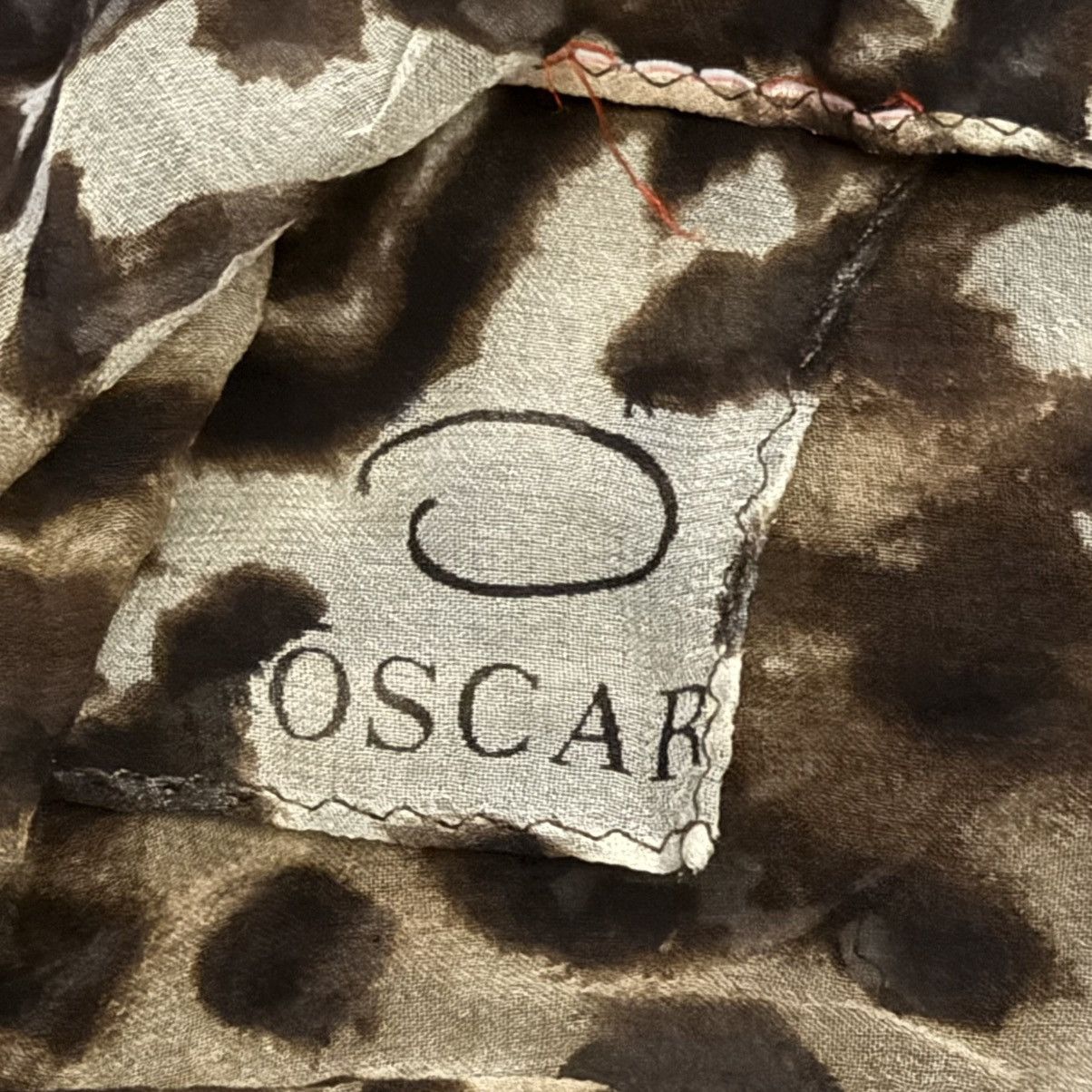 Oscar De La Renta Oscar de la Renta leopard print silk scarf Size ONE SIZE - 3 Thumbnail