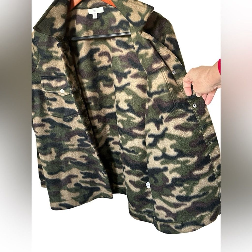 BP. BP Camo Utility Jacket Green Brown Women Size Small. Size XS / US 0-2 / IT 36-38 - 6 Thumbnail