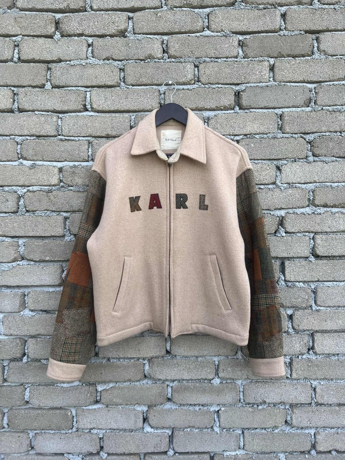 Karl Helmut Karl Helmut Wool Jacket Patchwork Sleeve Size US L / EU 52-54 / 3 - 3 Thumbnail