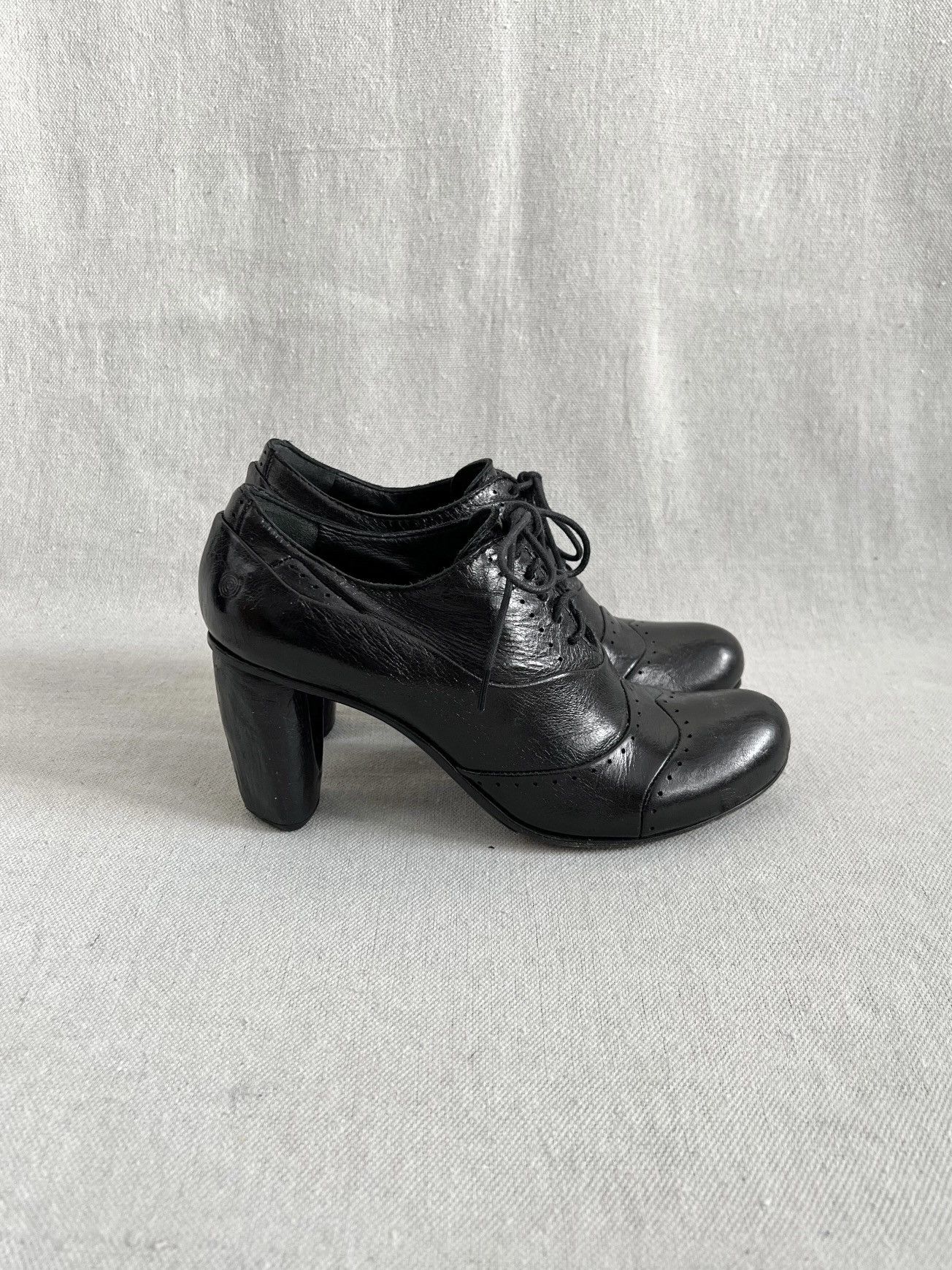 Marsell Marsell Leather Heeled Oxfords Size US 9 / IT 39 - 5 Thumbnail