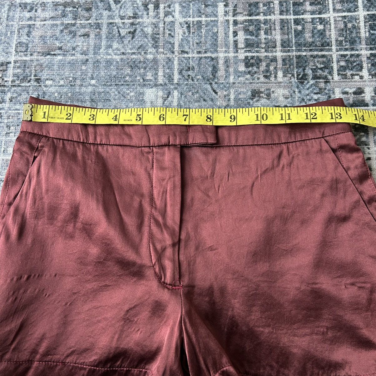 Alexander McQueen Alexander Mqueen Maroon Shorts Pants Size 27" / US 4 / IT 40 - 21 Thumbnail