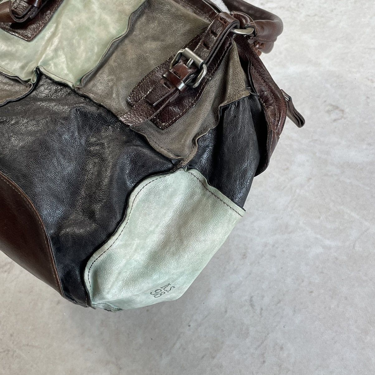 Japanese Brand × Other A.S.98 Airstep Patchwork Multicolor Leather Bag Size ONE SIZE - 16 Thumbnail