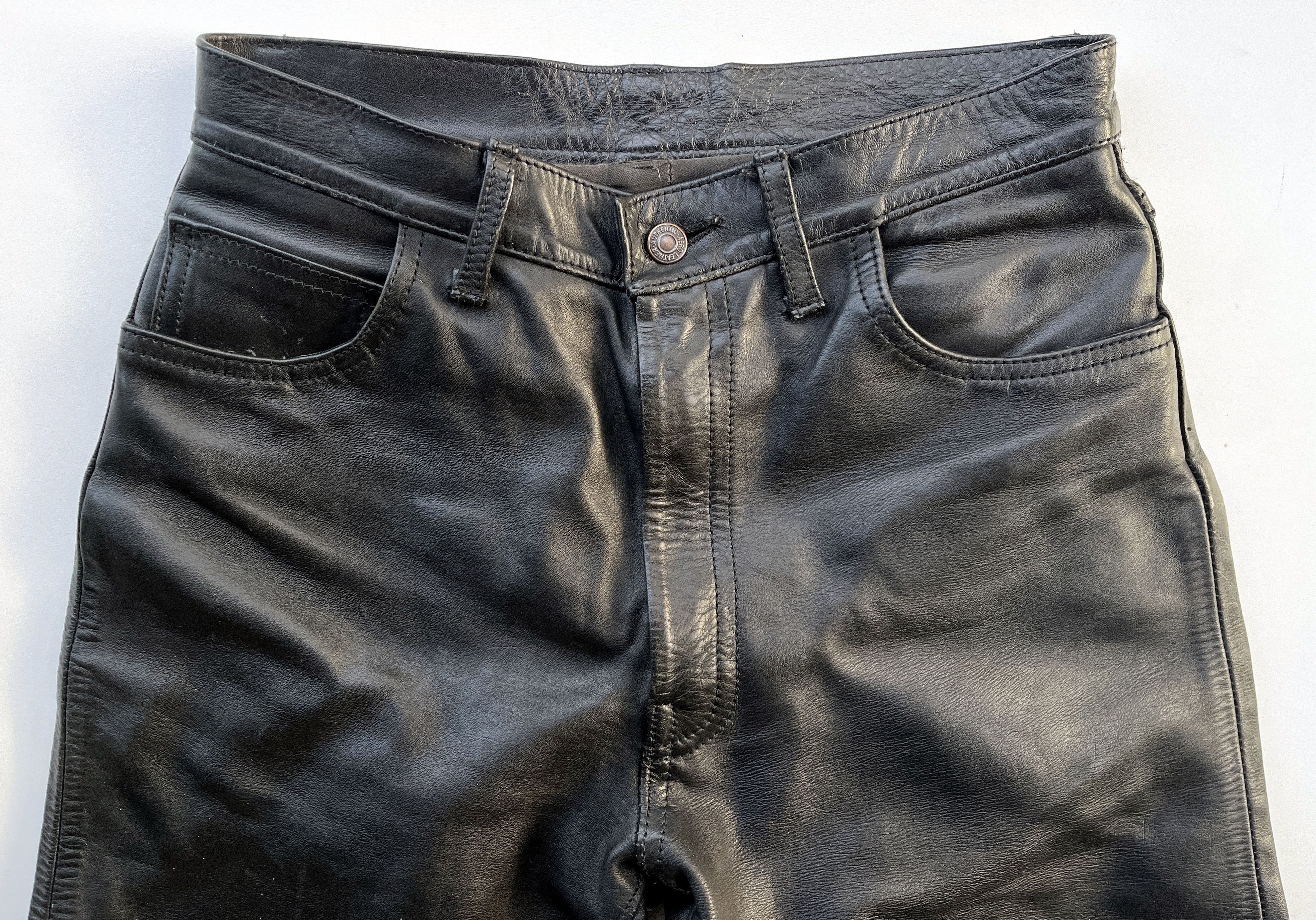 Aero Leathers AERO LEATHERS Leather Trousers (Leather Jeans) Size US 31 - 6 Thumbnail