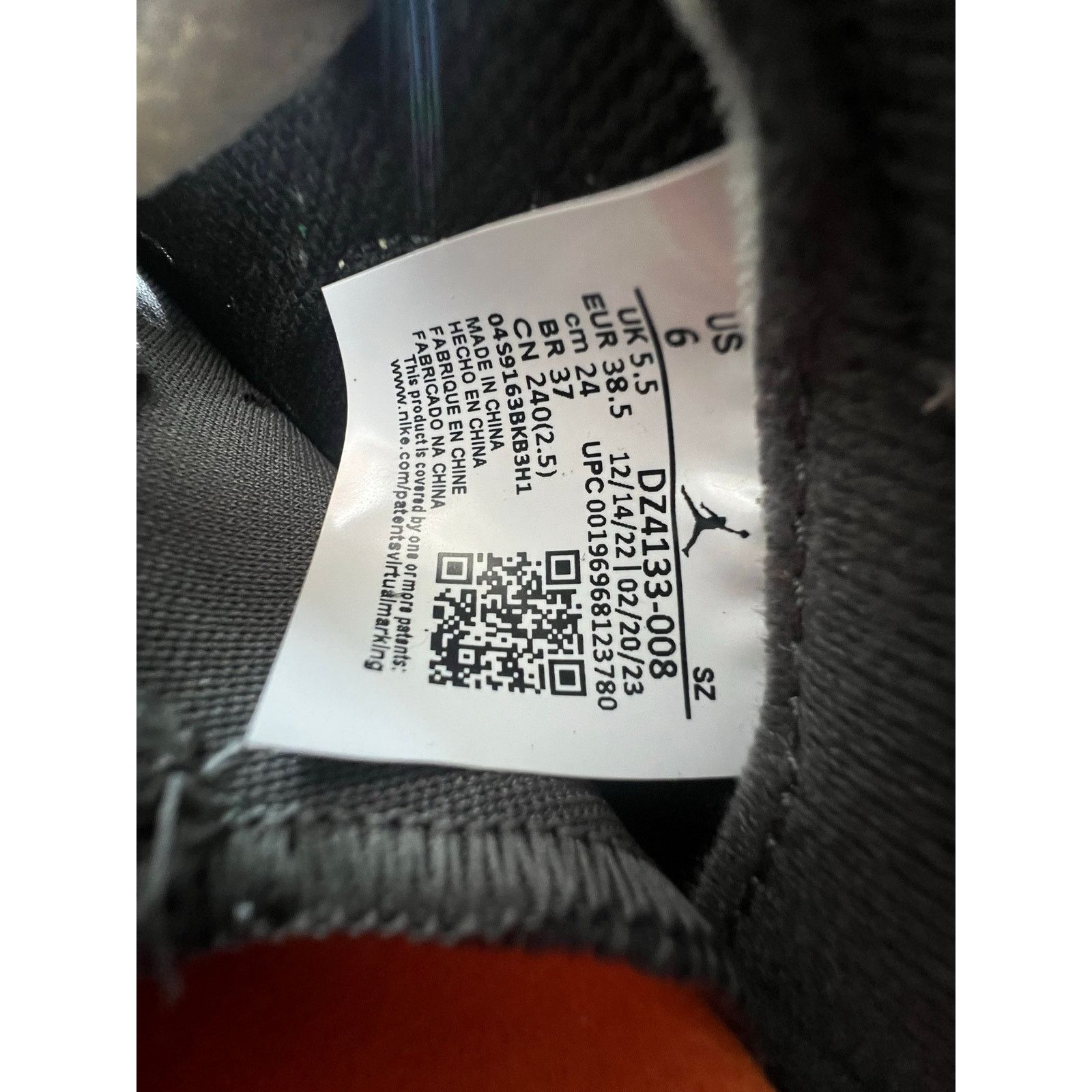 Jordan Brand Paris Saint Germain X Air Jordan 6 Retro Low “Iron Grey” Size US 6 / EU 39 - 6 Thumbnail