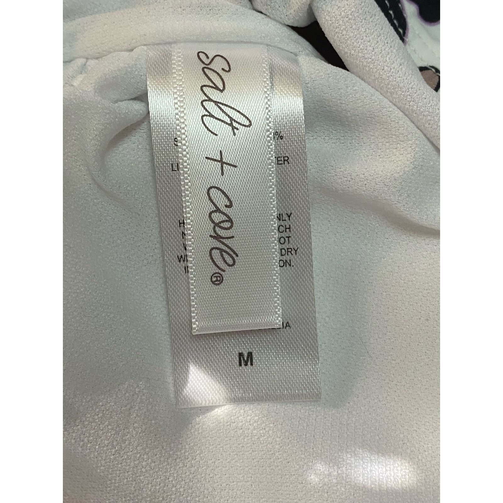 Other SALT + COVE Printed One-Shoulder Side-Shirred Bikini Top M Size M / US 6-8 / IT 42-44 - 6 Thumbnail