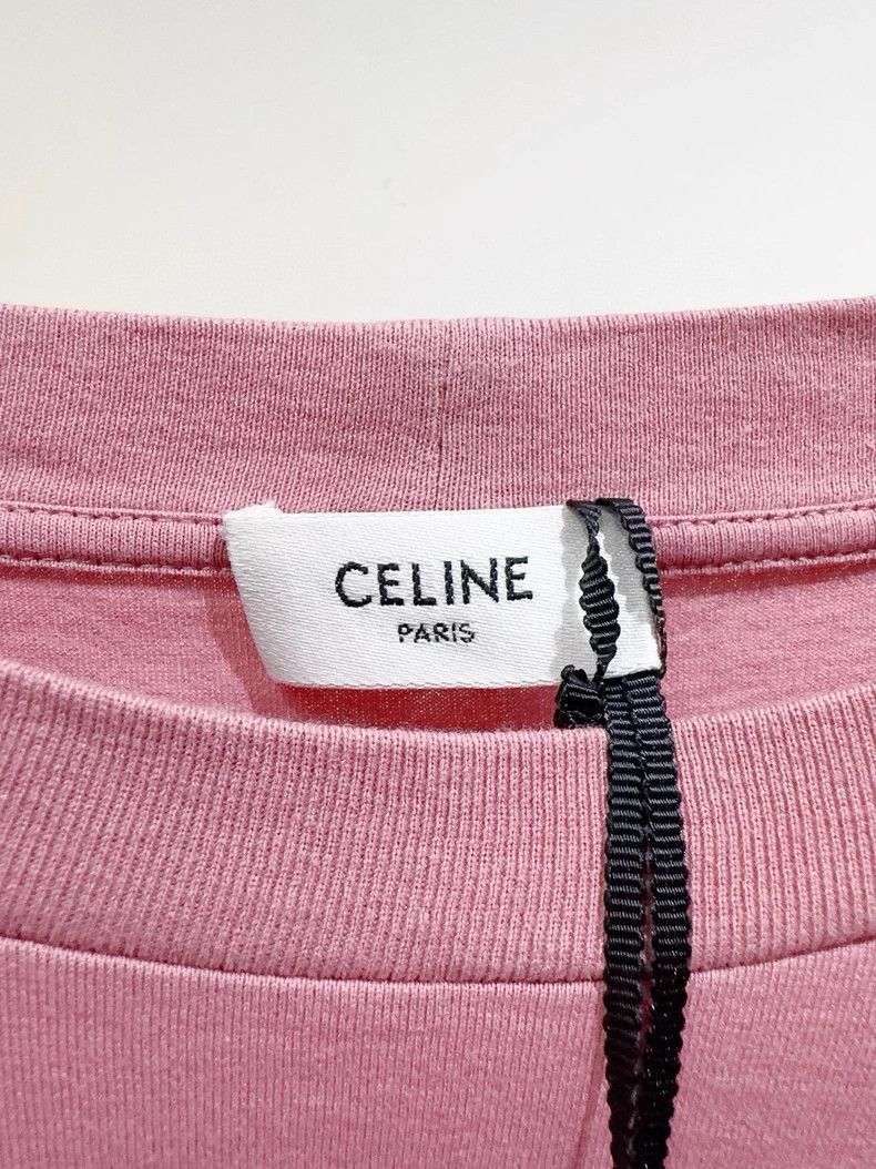 Celine New Celine Short Sleeve Crop Top Size S / US 4 / IT 40 - 3 Thumbnail