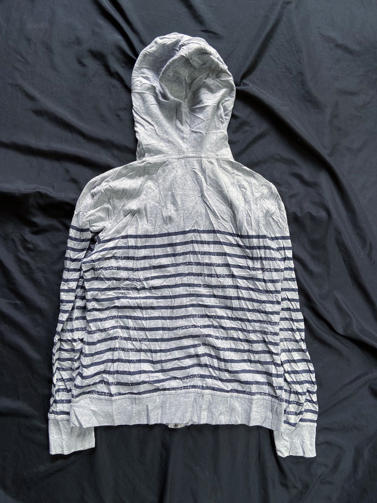 Japanese Brand JEG IN JENNYFER STRIPED ZIP HOODIE Size US S / EU 44-46 / 1 - 13 Thumbnail