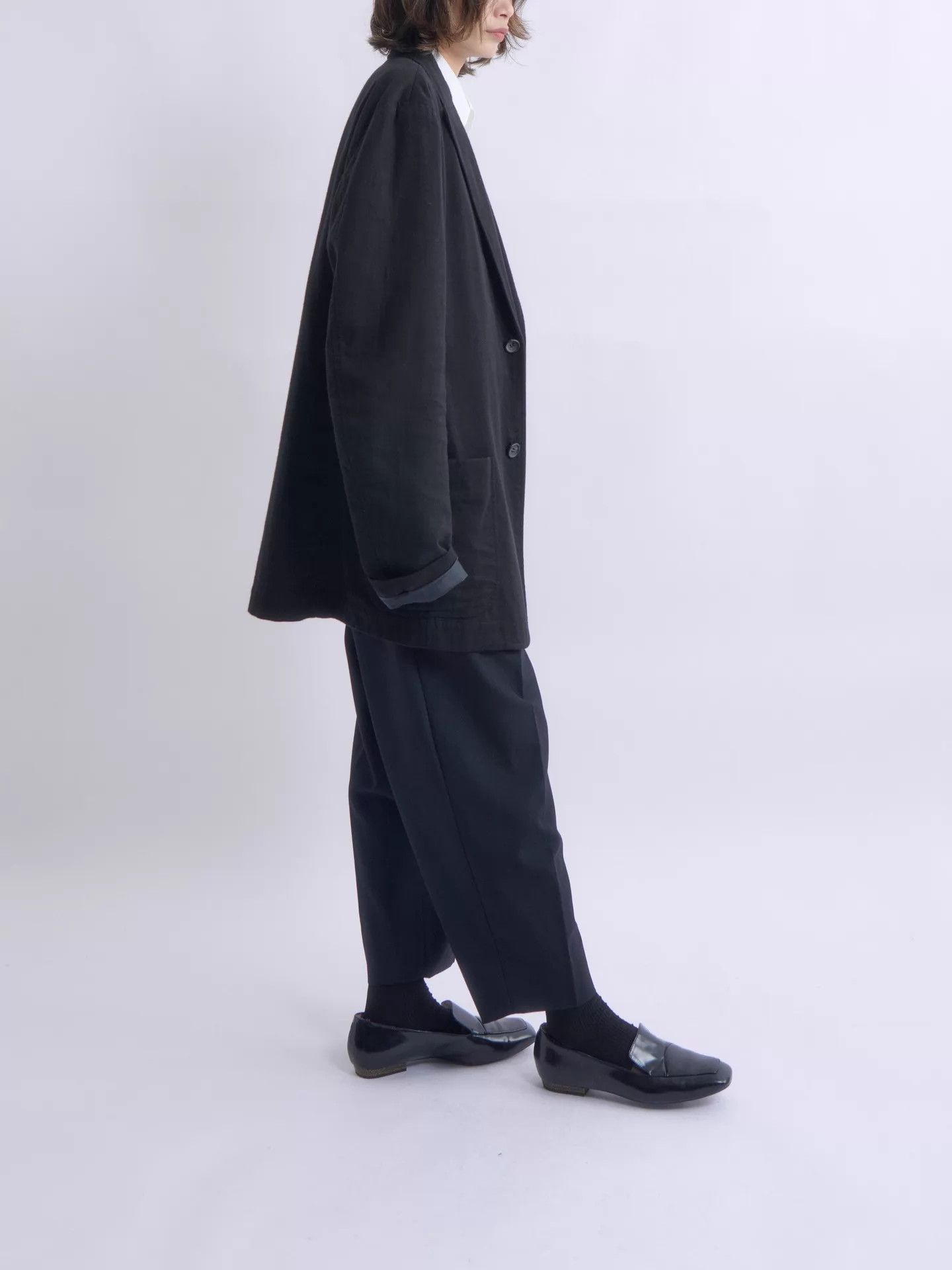 Issey Miyake ISSEY MIYAKE 00s Vintage Japanese Black Soft Blazer Size US XL / EU 56 / 4 - 5 Thumbnail