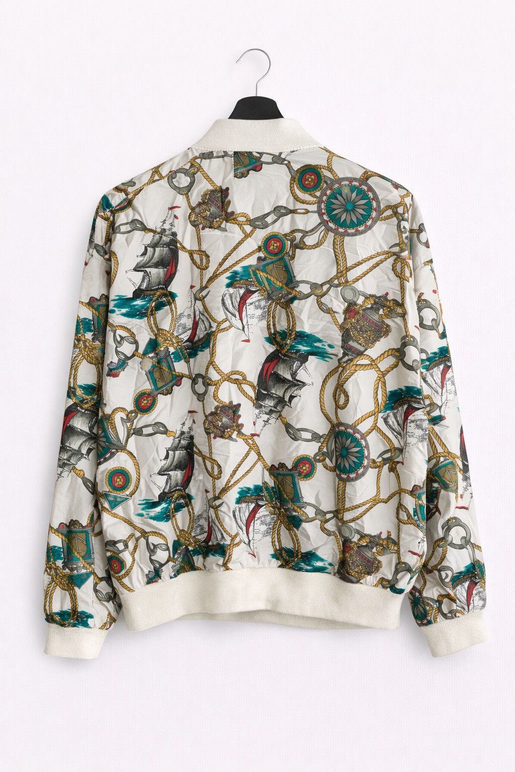 Japanese Brand Gleeman Nautical Print Vintage Chain & Ship Pattern Jacket Size US L / EU 52-54 / 3 - 2 Thumbnail