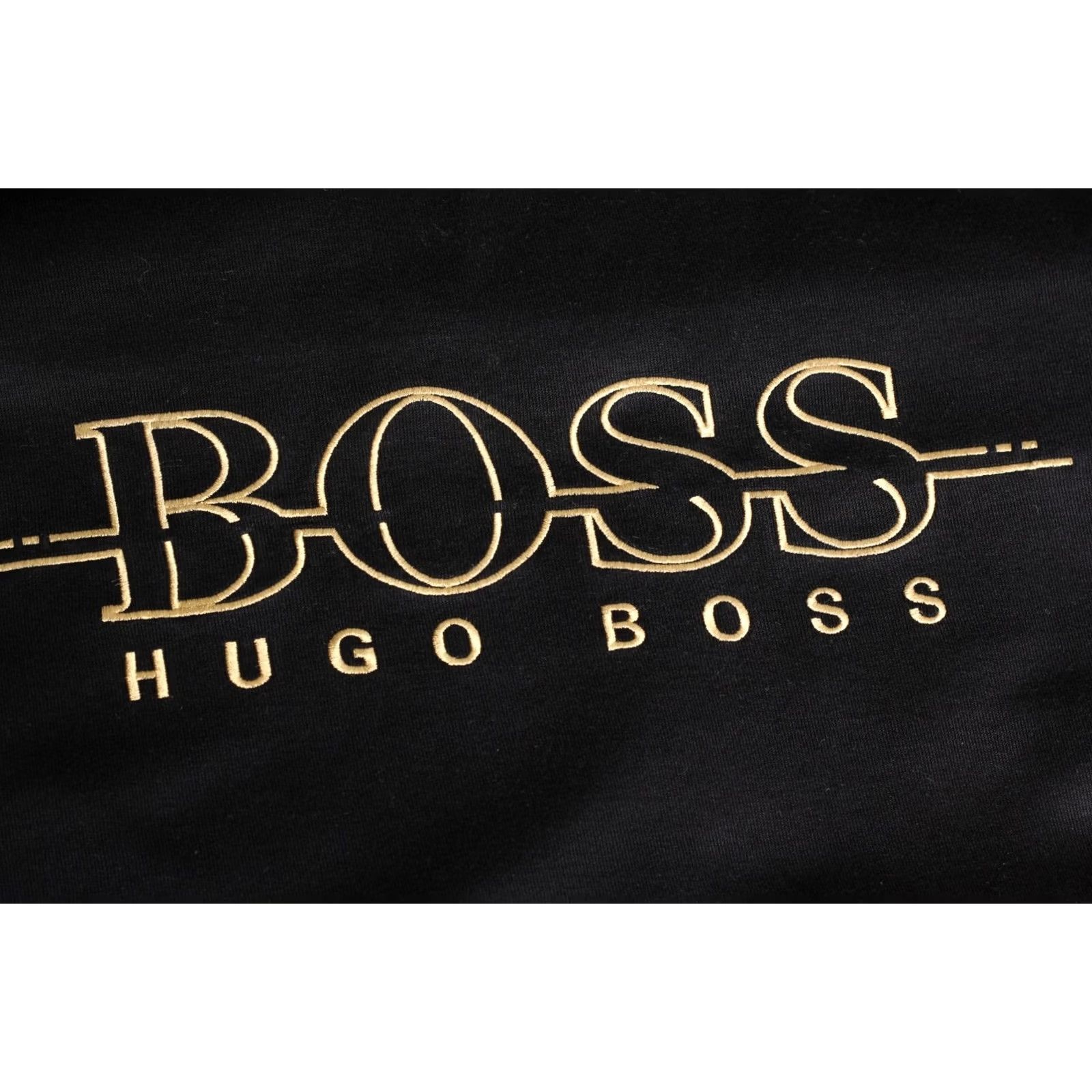 Hugo Boss HUGO BOSS Salbo Slim Fit Sweatshirt Men M Black Logo Sweatshirt Mens Slim Fit 90s Designer Modern Size US M / EU 48-50 / 2 - 4 Thumbnail