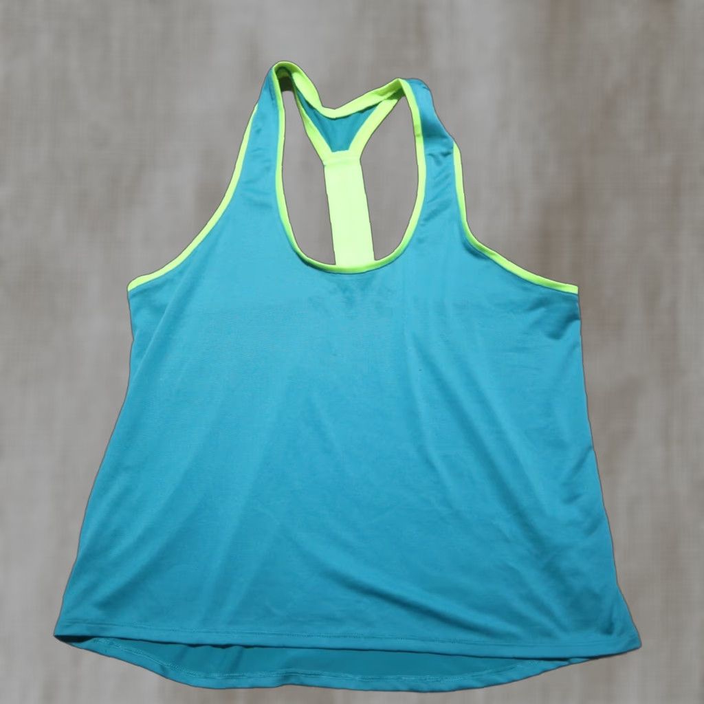 Vintage SO American Heritage Blue Crop Tank Top Shirt Sleeveless Women M Medium Blue Cropped Cotton/Polyester Shirt M Womens 90s? Size M / US 6-8 / IT 42-44 - 1 Thumbnail