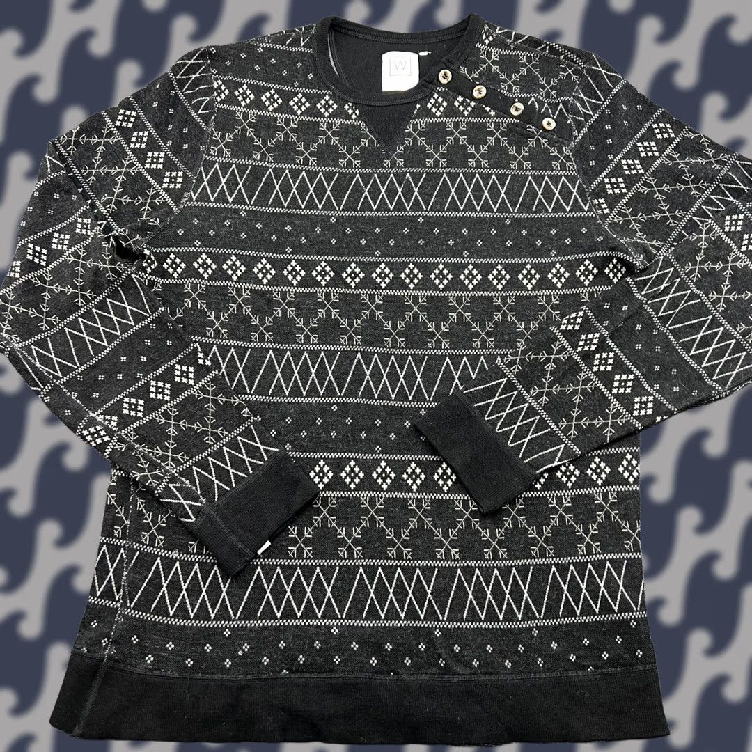 Vintage We Norwegians Setesdal Sweater Men Sz M Merino Base Layer Shirt Jumper Fair Isle Size US M / EU 48-50 / 2 - 1 Thumbnail