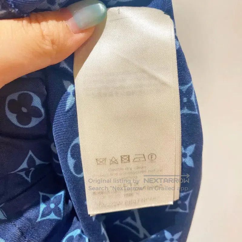 Louis Vuitton Louis Vuitton Blue Silk Women's Casual Pants . Size 23" - 3 Thumbnail