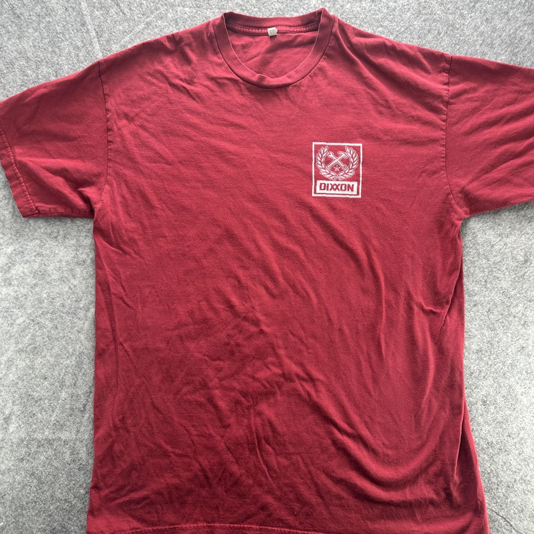 Logo 7 Dixxon Shirt Mens XL Red Logo Graphic Tee Short Sleeve T-Shirt Top Size US XL / EU 56 / 4 - 3 Thumbnail