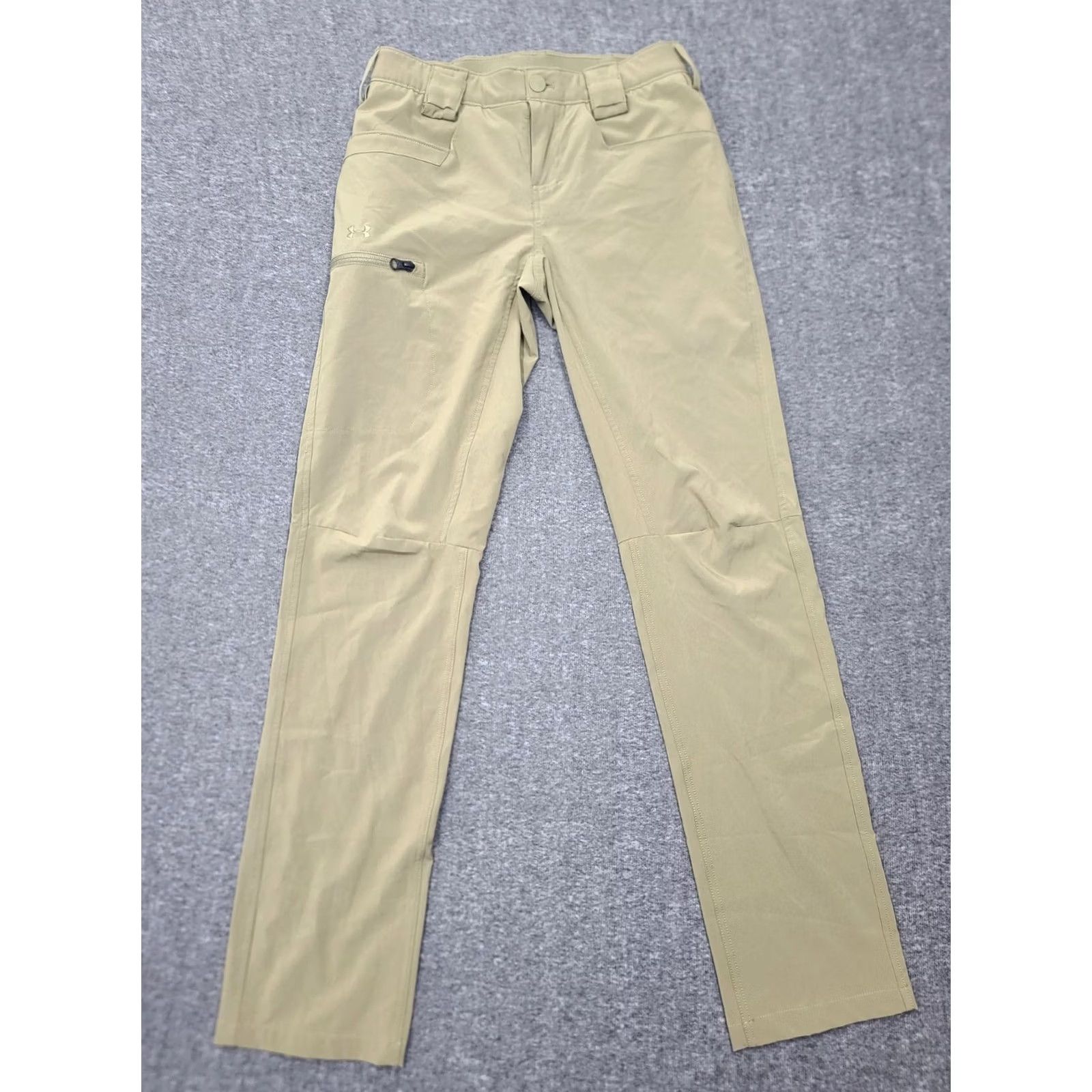 Under Armour Under Armour Tactical Patrol Pants Women's Size 2 Beige Cargo Outdoor Water Resistant Pocketed Regular Fit Size 26" / US 2 / IT 38 - 2 Thumbnail