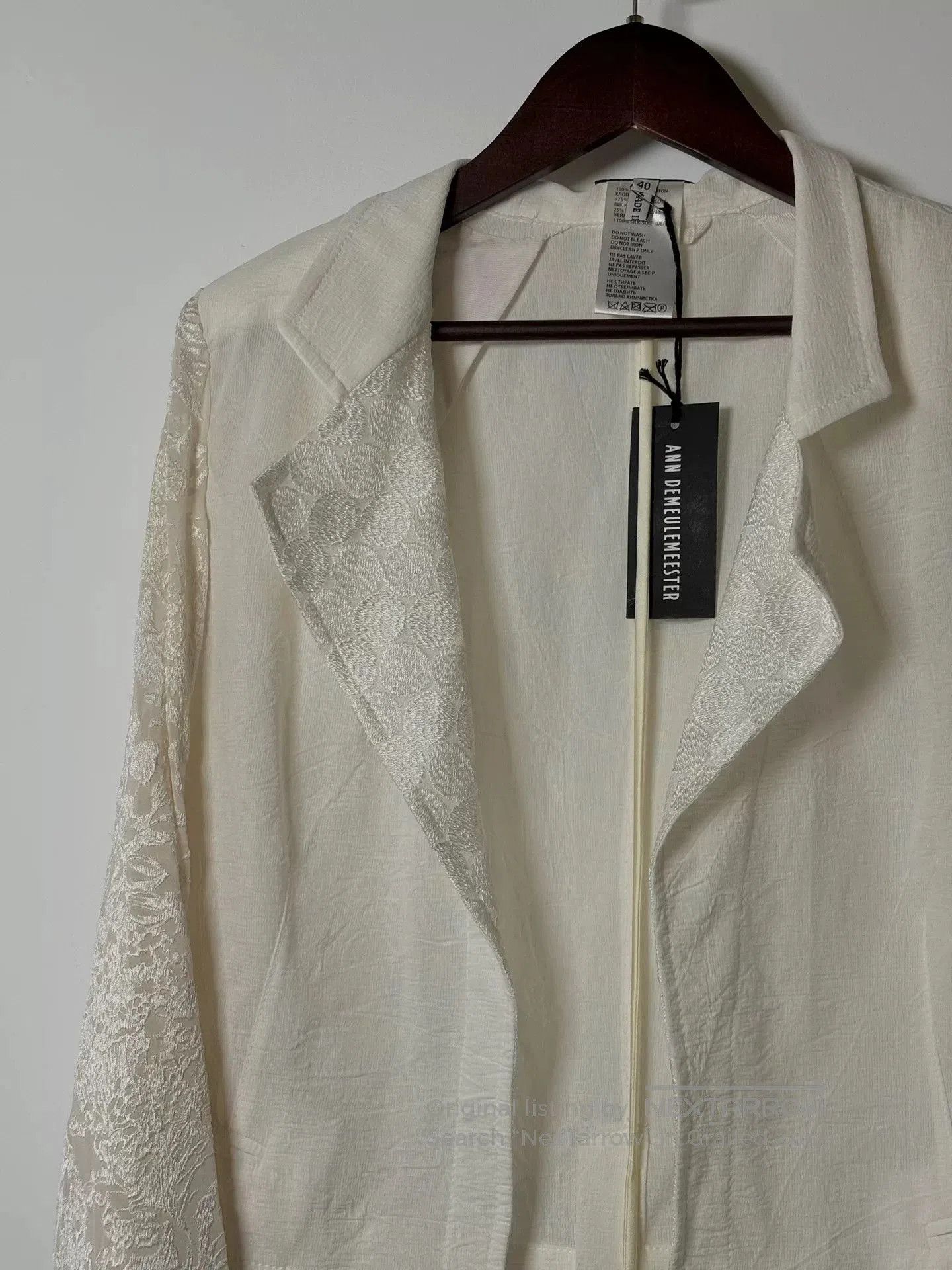 Ann Demeulemeester Ann Demeulemeester Short Bridal Jacket. Size M / US 6-8 / IT 42-44 - 2 Thumbnail