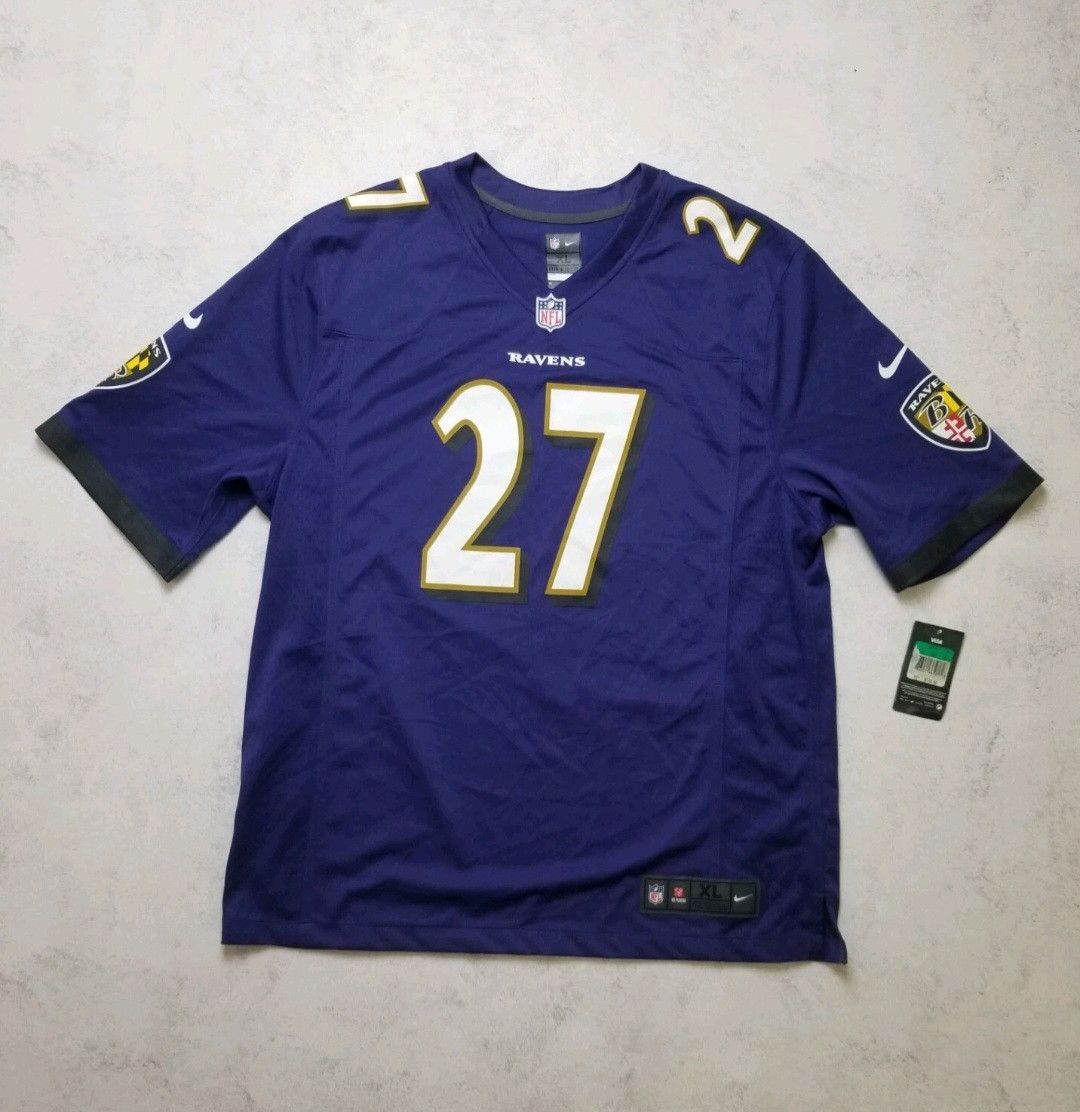 Nike New Nike NFL On Field Jersey Baltimore Ravens #27 Ray Rice Size US XL / EU 56 / 4 - 1 Thumbnail