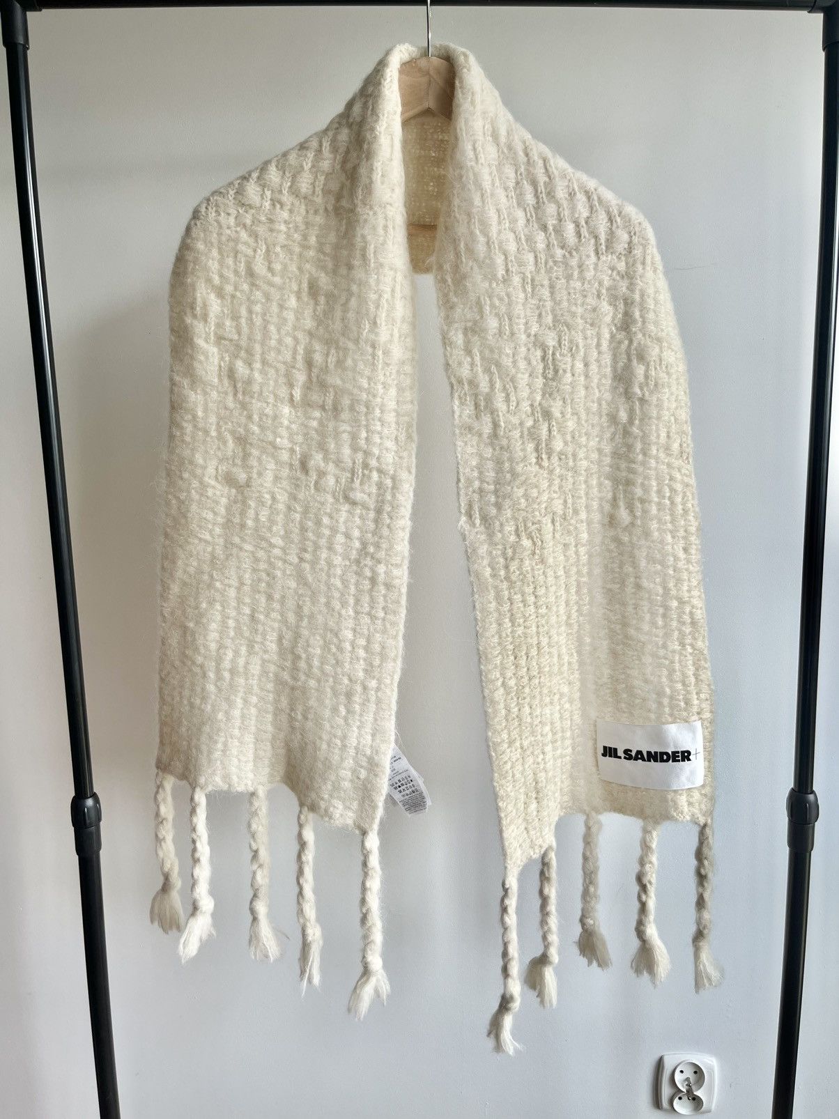 Jil Sander Jil Sander + AW24 alpaca mohair blend chunky knit scarf Size ONE SIZE - 6 Thumbnail