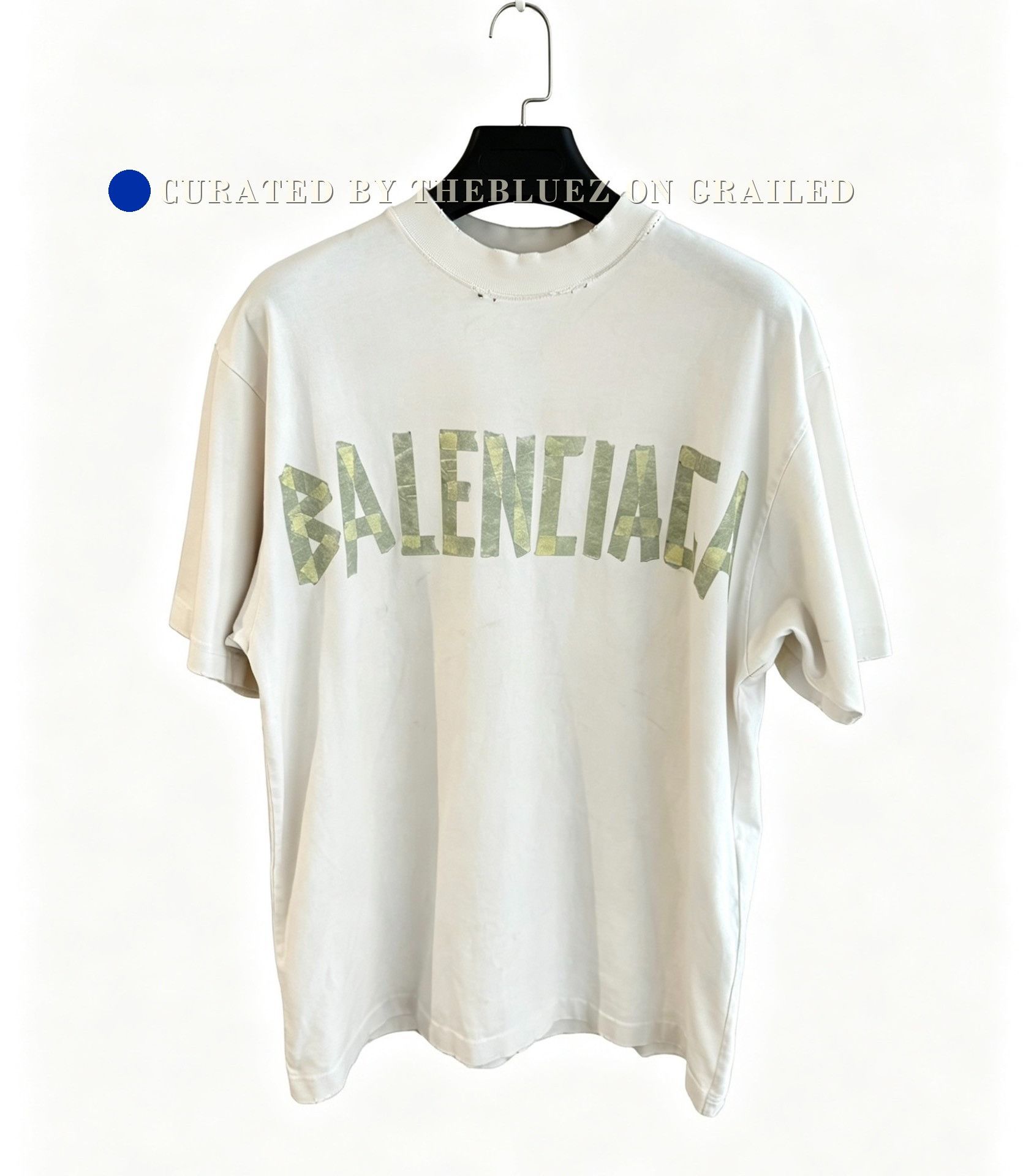 Balenciaga Balenciaga 23SS Tape Logo T-shirt XXS Size XXS / US 00 / IT 34 - 1 Thumbnail