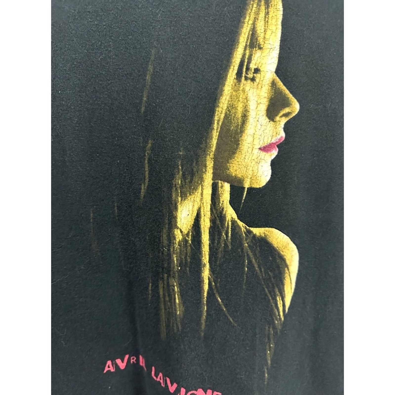 Vintage VTG Avril Lavigne 2005 North America Concert Tour Emo Myspace T-Shirt M Mens Black Short Sleeve Size M Size US M / EU 48-50 / 2 - 3 Thumbnail