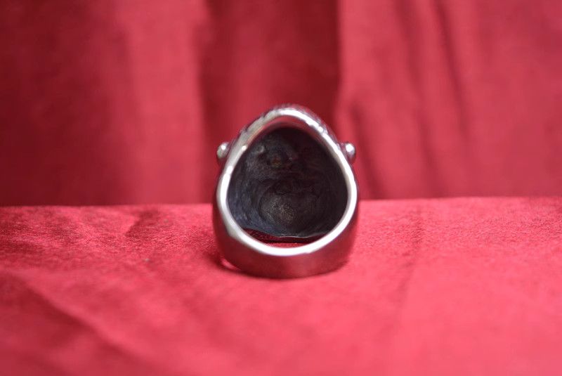 Jewelry Vintage Jewelry Rings Open Size Chrome Ring (Size 7-13) Size ONE SIZE - 5 Thumbnail