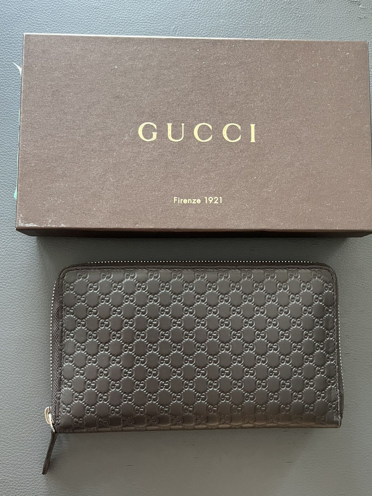Gucci $2k Gucci GG Monogram Wallet Long Zip Brand New Size ONE SIZE - 3 Thumbnail
