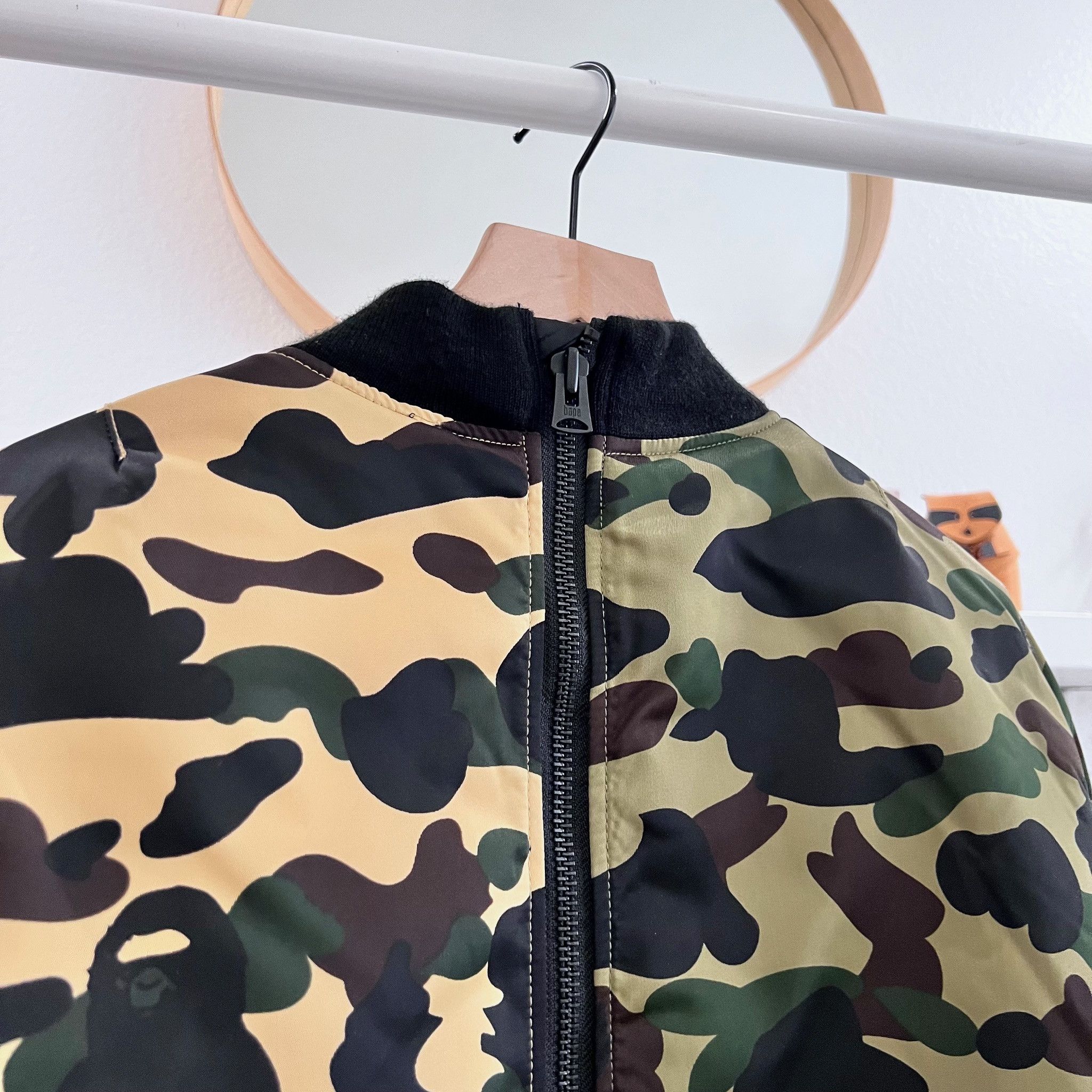 Bape BAPE 1st Camo Half MA-1 Split Bomber Jacket Size US M / EU 48-50 / 2 - 7 Thumbnail