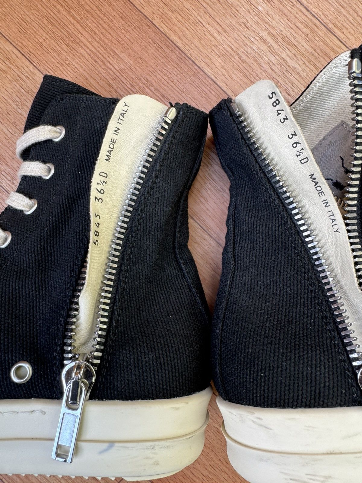 Rick Owens Drkshdw 🔥🥹 Rick owens drkshdw Ramones Size US 6.5 / IT 36.5 - 12 Thumbnail
