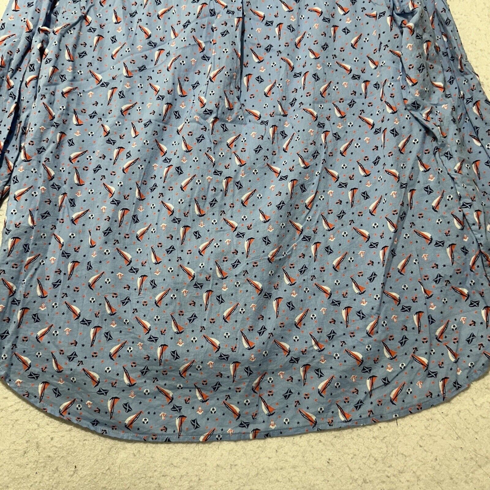 Gloria Vanderbilt Gloria Vanderbilt XL Sleepwear Button Up Shirt Boat Pattern Size XL / US 12-14 / IT 48-50 - 12 Thumbnail