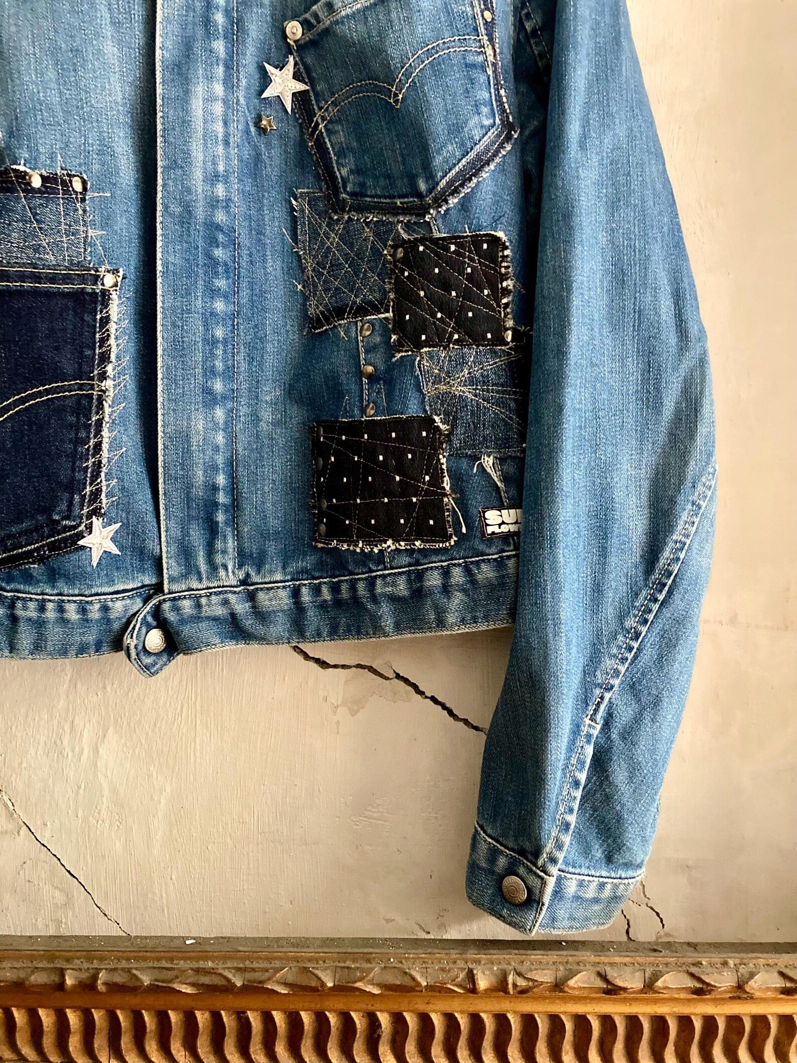 Levi's Made & Crafted Upcycled Levis jacket by Sundlowerdesign Size M / US 6-8 / IT 42-44 - 3 Thumbnail