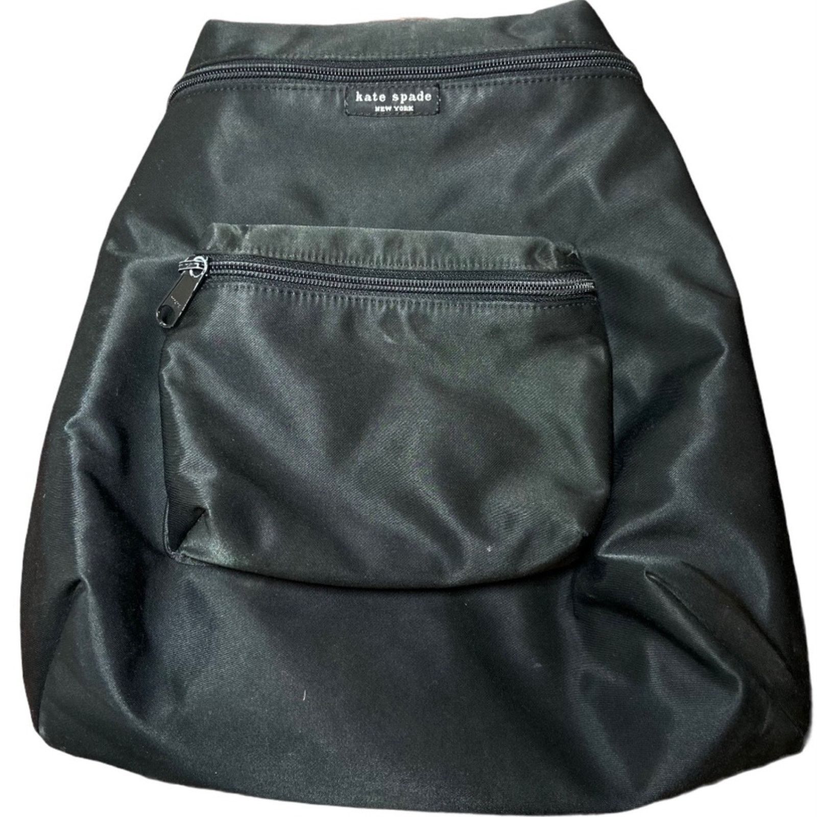 Vtg Kate Spade Black Nylon Backpack Amazon.com: Kate Spade New York Chelsea Medium Nylon  main image 2