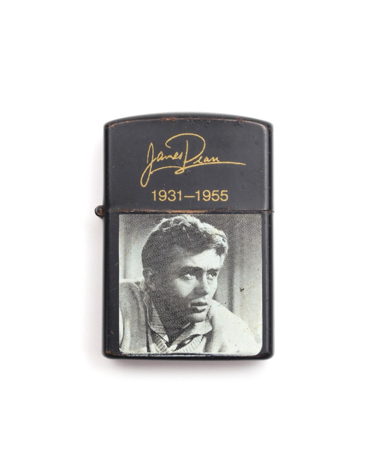 2000S JAPANESE MADE BLACK JAMES DEAN SIGNATURE LIGHTER