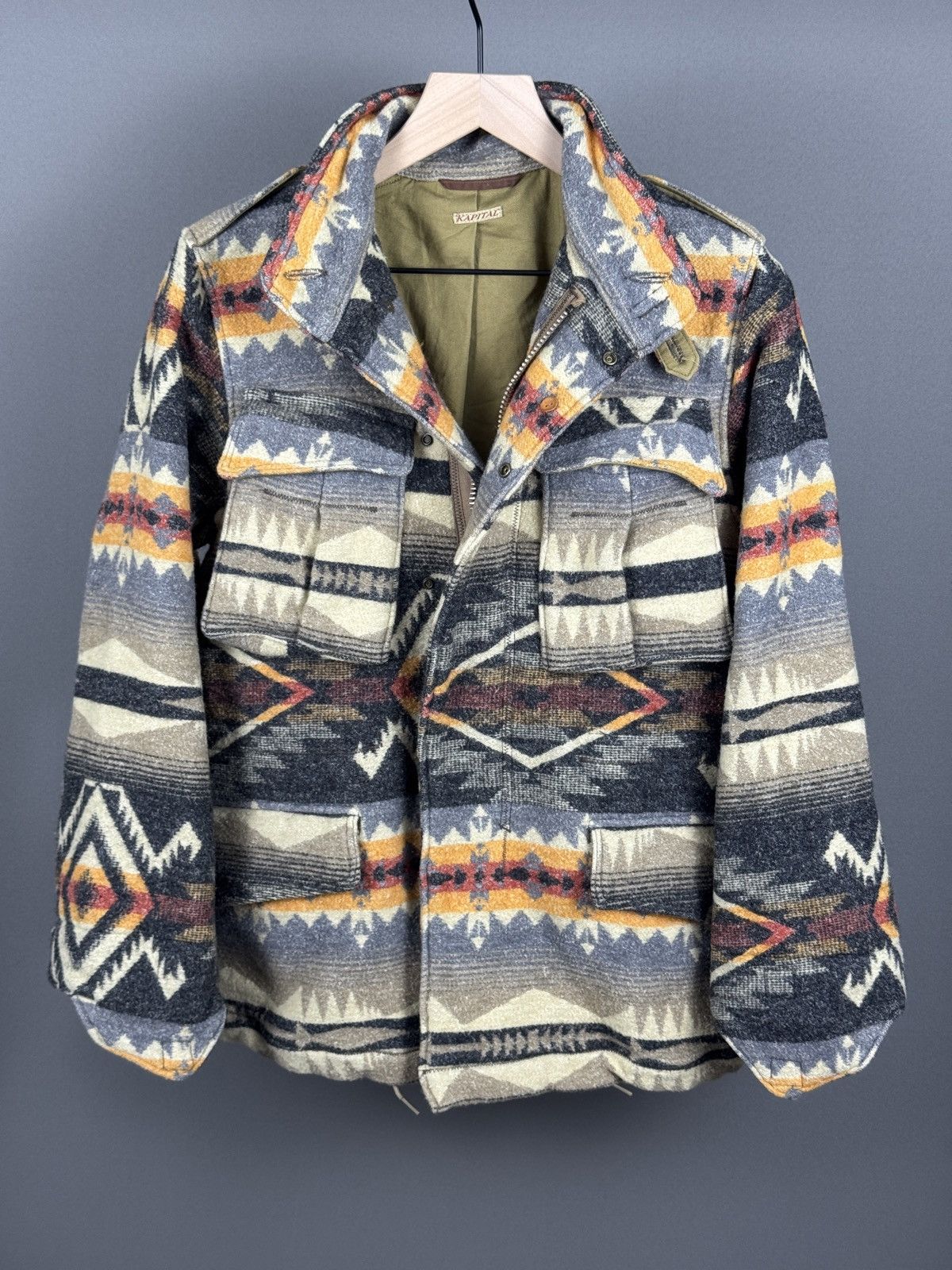 Kapital Kapital Kiro Hirata Wool Blend Heavy Jacket Multipocket Size US XS / EU 42 / 0 - 1 Thumbnail