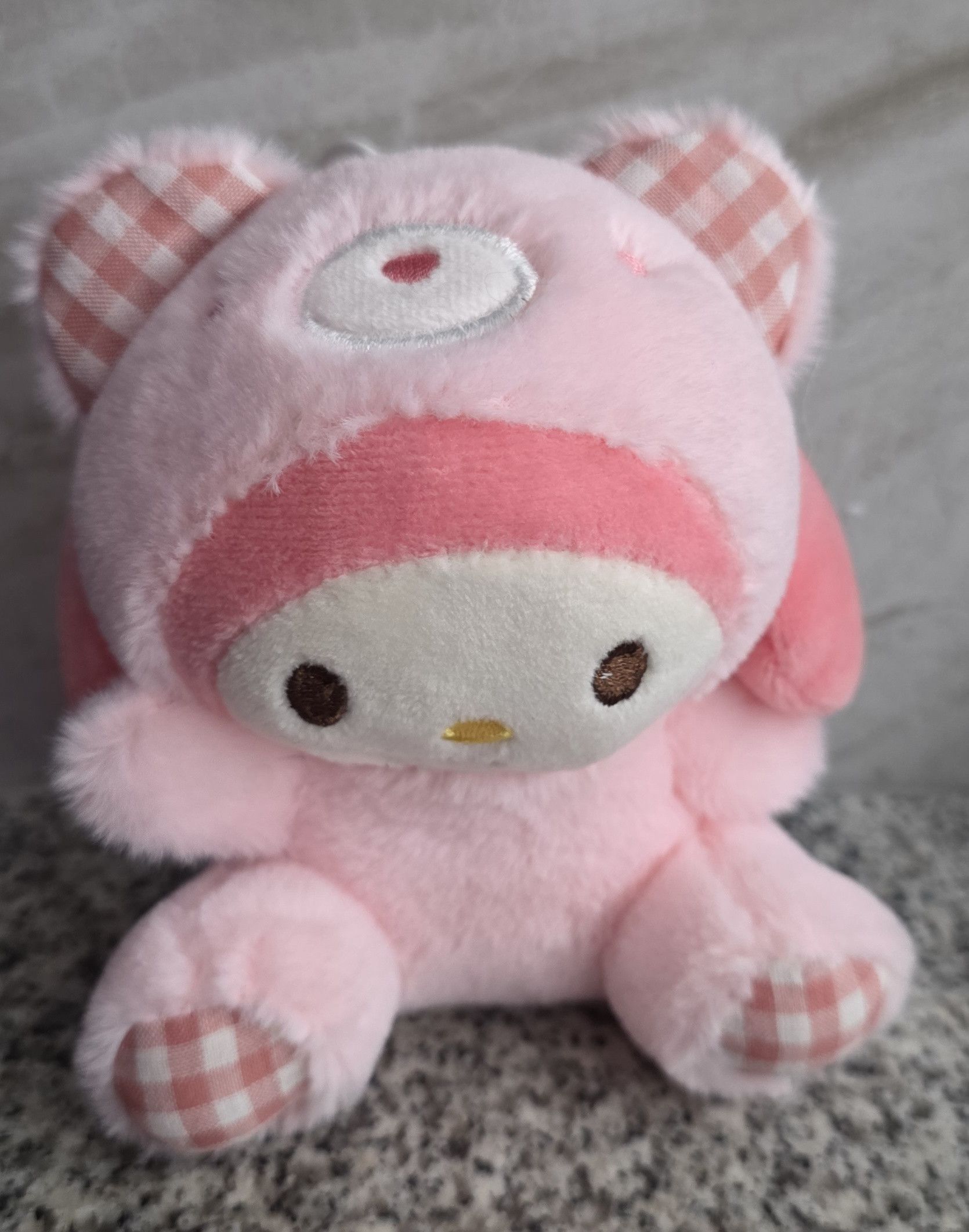 Other NWT My Melody Pink Bunny Bear Costume Keychain Plush 5.5" Size ONE SIZE - 1 Thumbnail