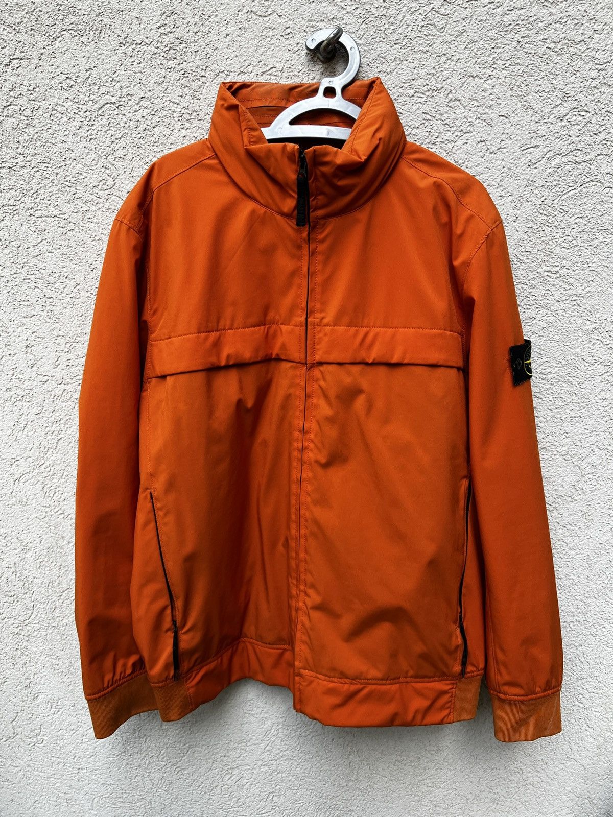 Stone Island soft shell zip jacket