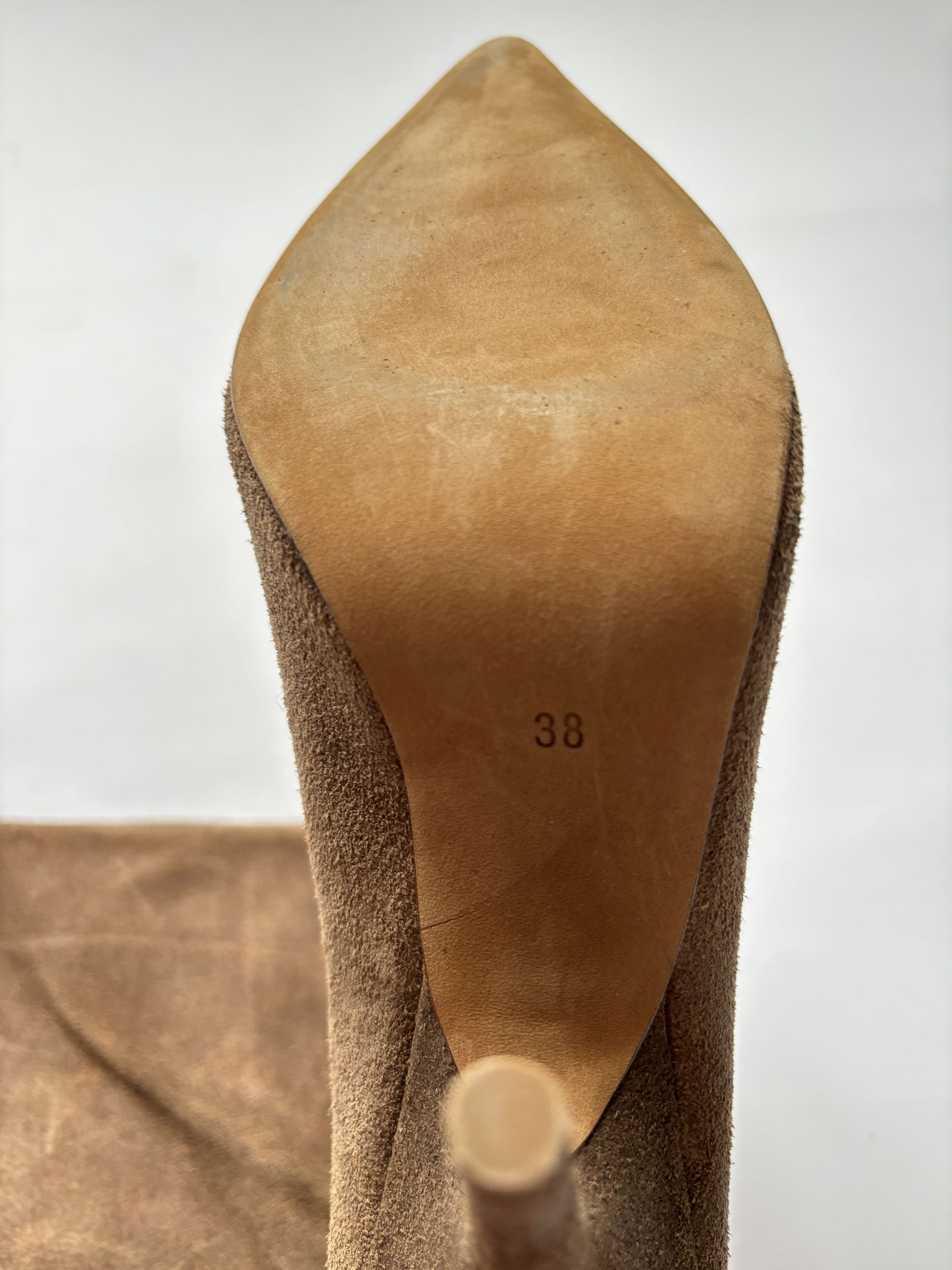 Kanye West × Yeezy ⚡️QUICK SALE⚡️2018 Yeezy Season 7 Brown Suede High Boots Size US 7 / IT 37 - 7 Thumbnail
