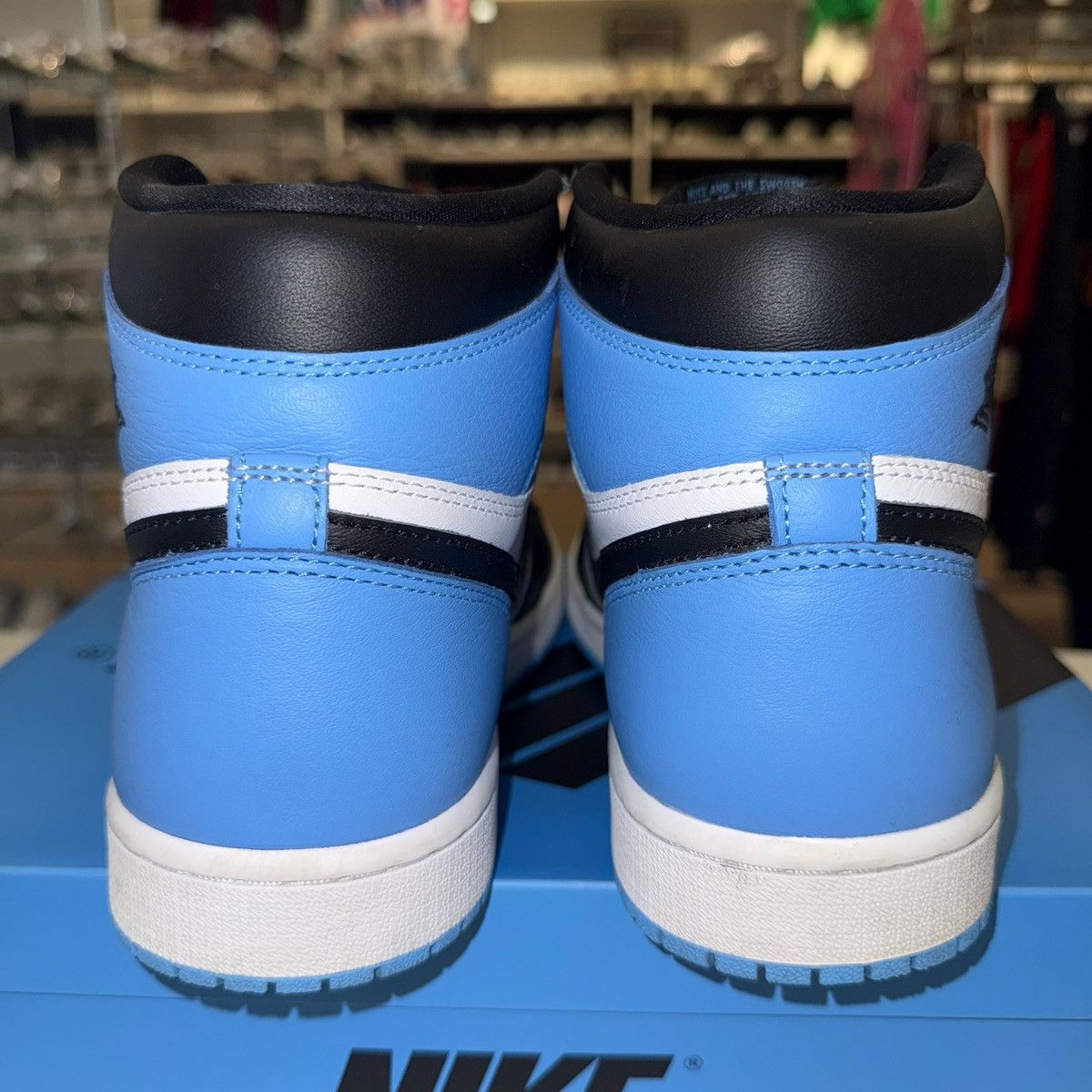 Jordan Brand Size 9.5 - Jordan 1 Retro OG High UNC Toe - DD5485-400 Size US 9.5 / EU 42-43 - 3 Thumbnail